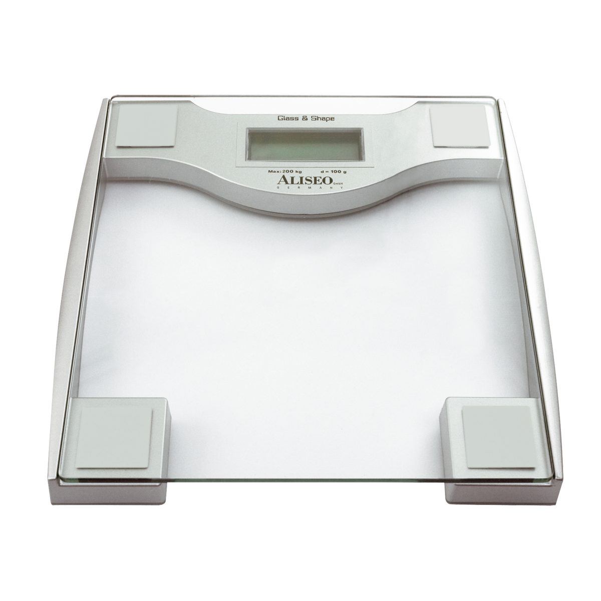 Glass Bathroom Scale Futura, square