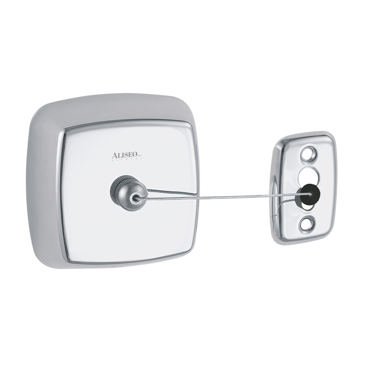 CLOTHES LINE, retractable, chrome