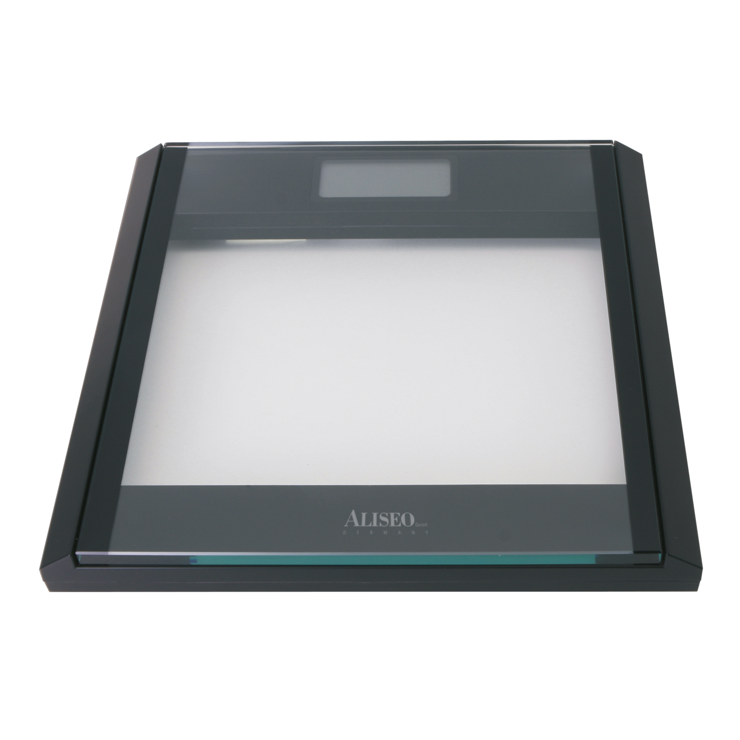 Glass Bathroom Scale TEMPO, square, black