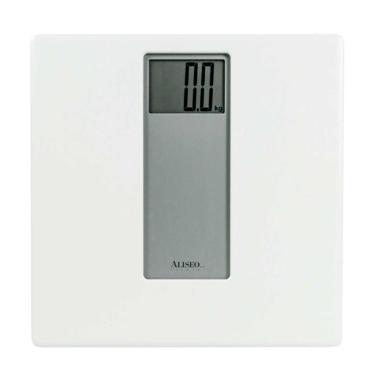 Glass Bathroom Scale STEP, square, white