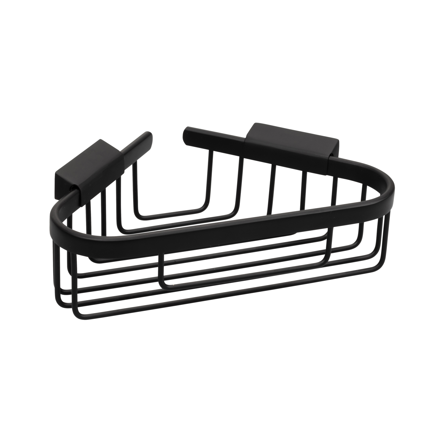 Corner Soap Basket, black matt