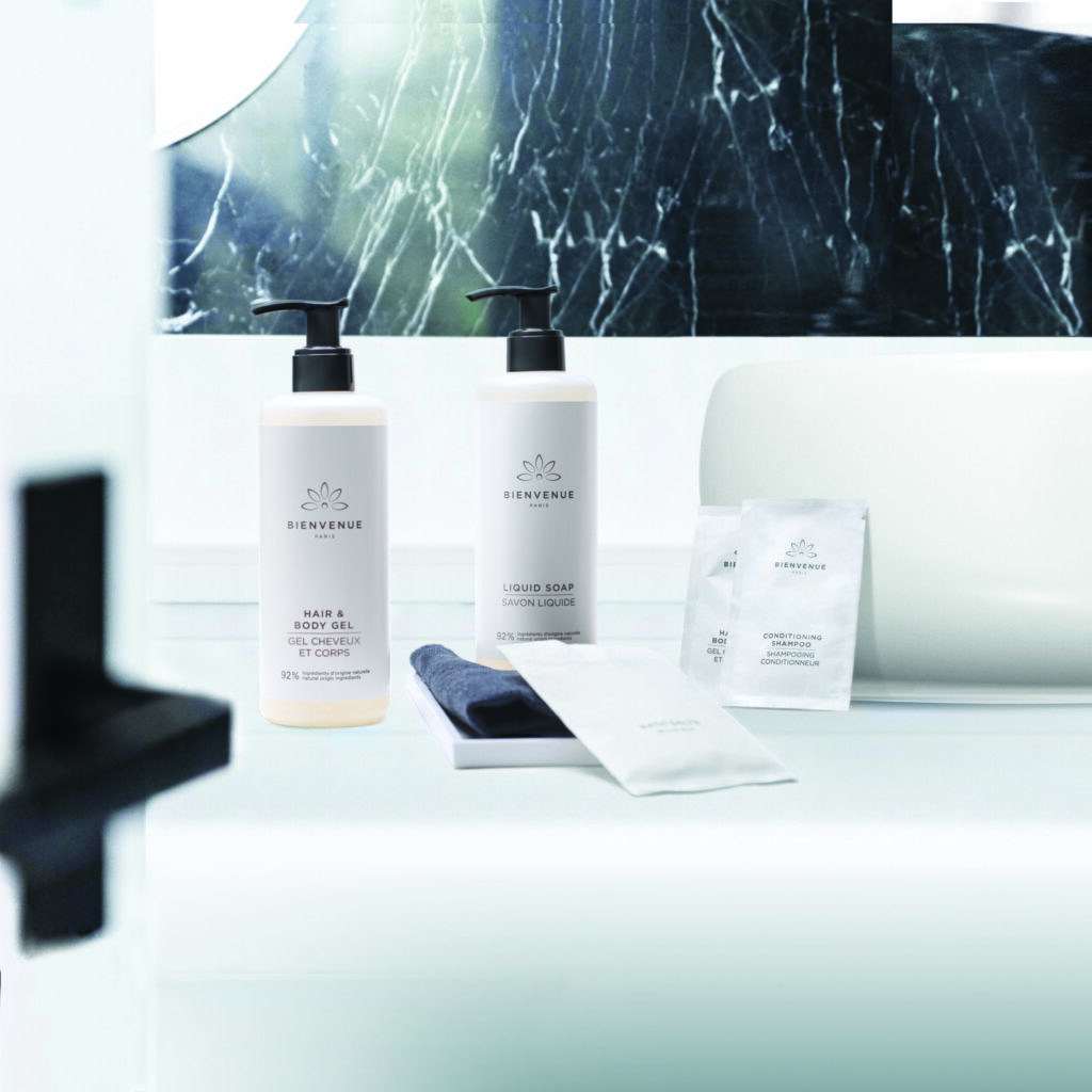 BV-Ecopump-Salts-Sachets Bienvenue sampon és tusfürdő 9 ml tasakos