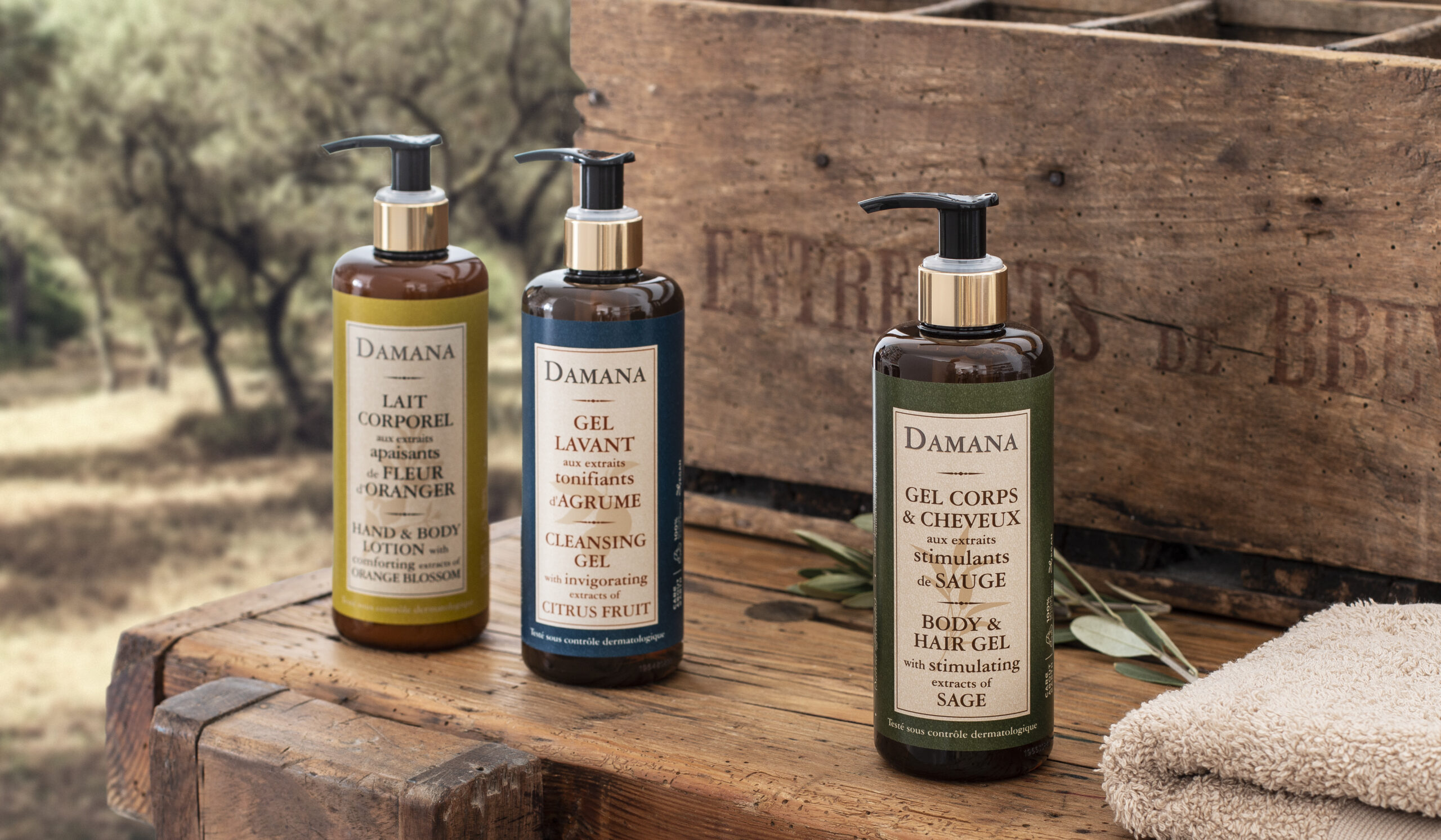 Damana sampon és tusfürdő 300 ml pumpás
