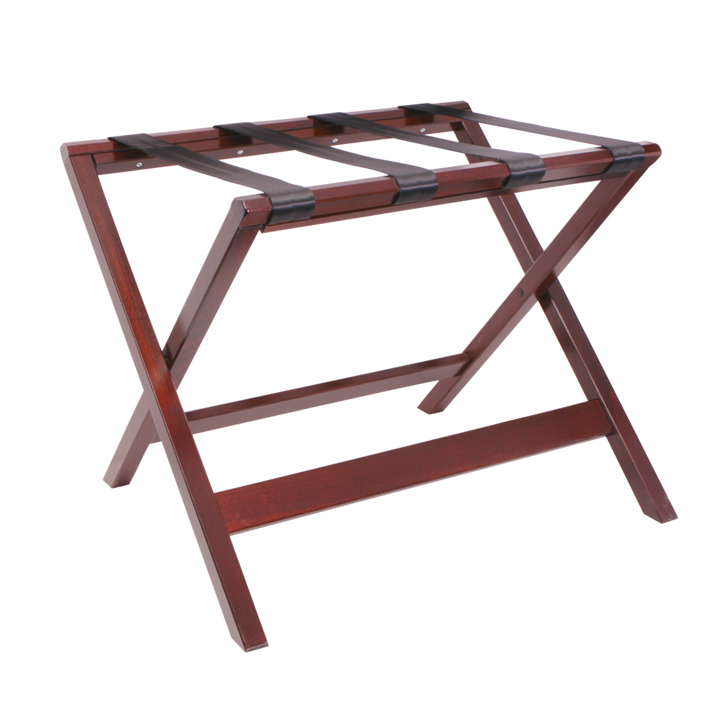 LUGGAGE RACK, Mahogany stained LUGGAGE RACK, Mahogany stained