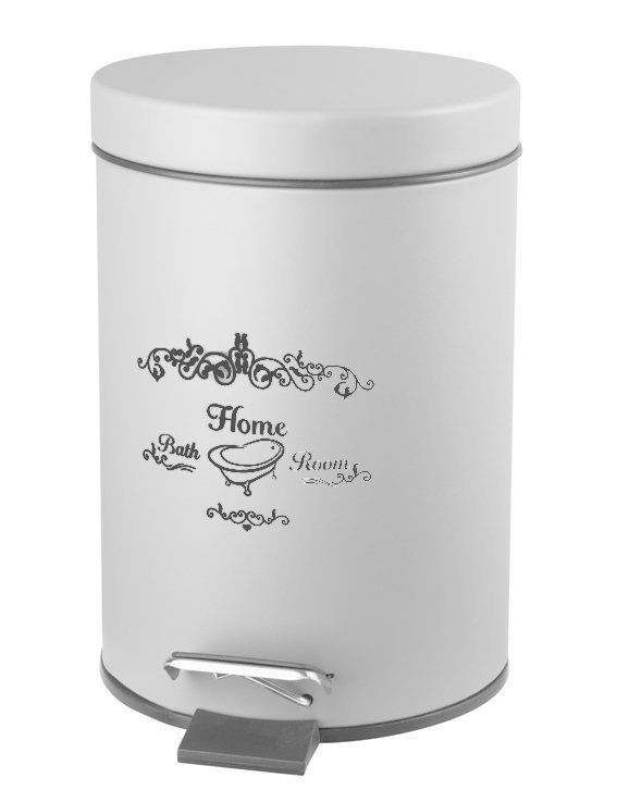 Szemetes, 3l, fehér 170x245x240mm