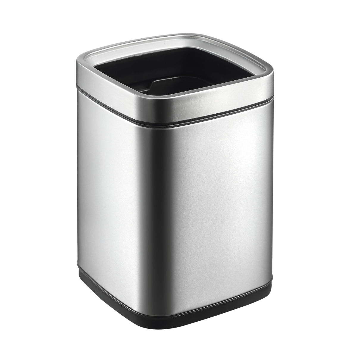Waste Bin PRESTIGE, brushed chrome, 9 l.
