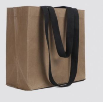 Wellness táska cellulózból, szín: sötétbarna, mérete 60x36x17cm