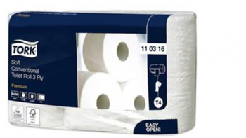 Toalettpapír Premium kistekercses (3 rét fehér 250 lap 9x8 tek/krt) extra soft