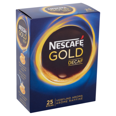 Nescafé Gold koffeinmentes egyadagos kávé 2 gr (12x25x2g)