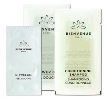 sachets Bienvenue sampon 9 ml tasakos