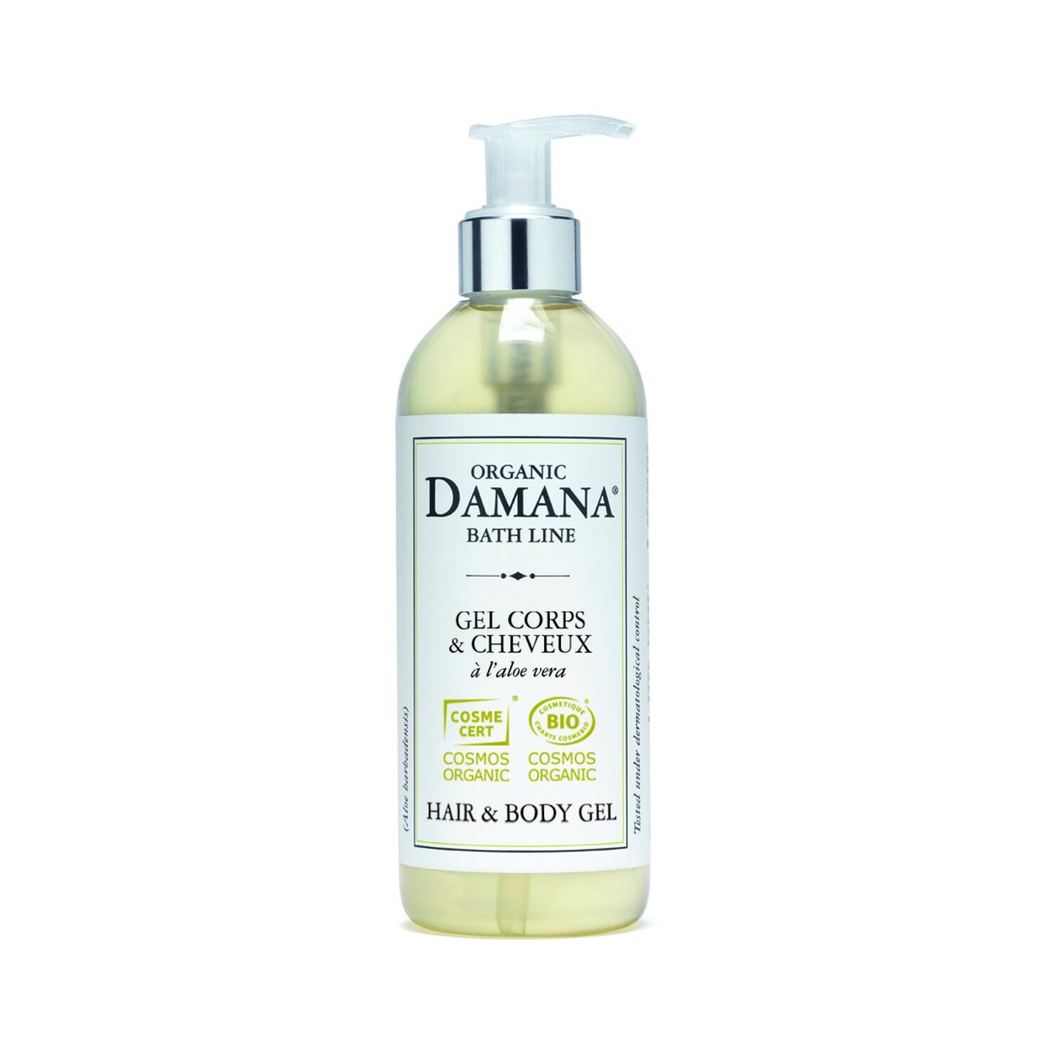 Damana Organic sampon és tusfürdő 300 ml pumpás