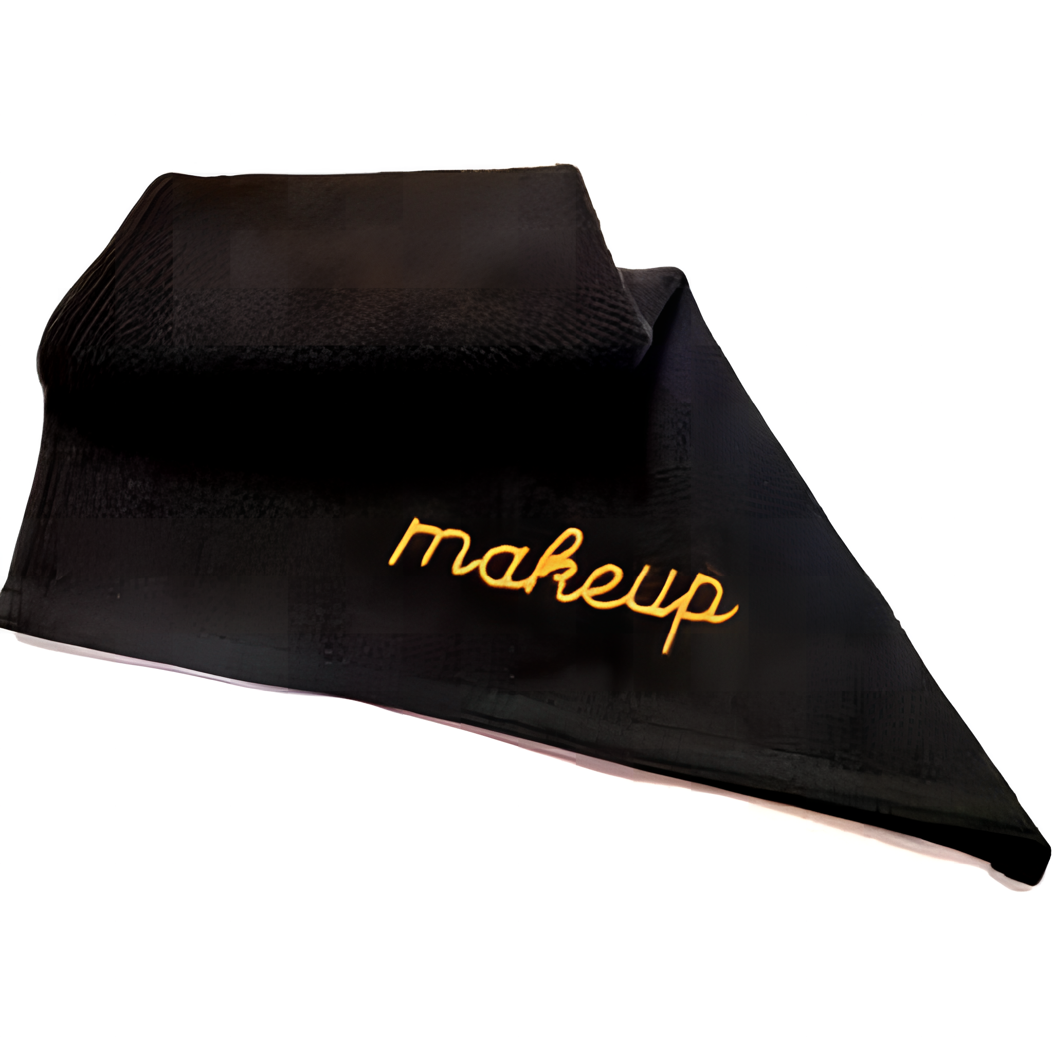 Arctörlő fekete 400gr/m2 20/2 30x30cm arany makeup