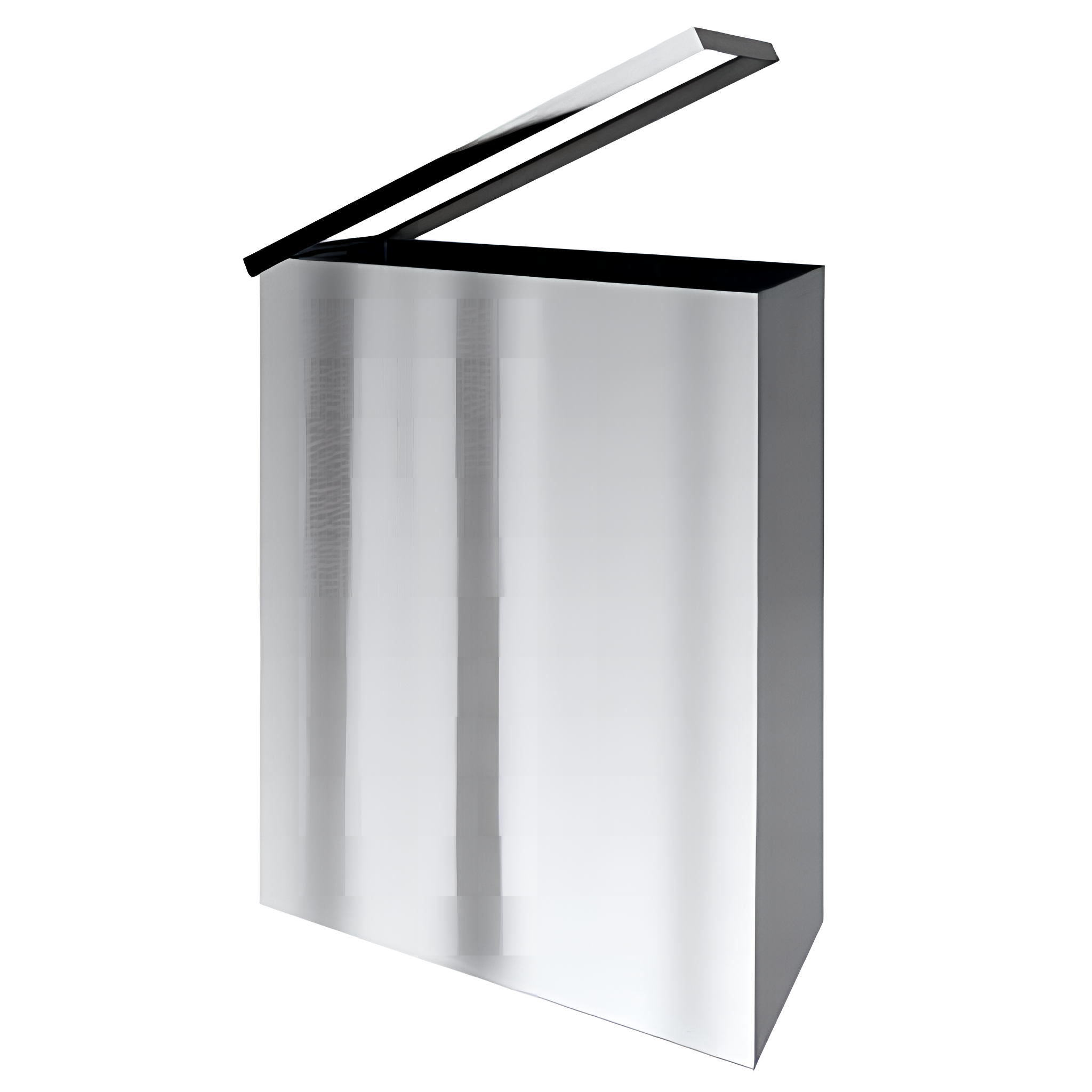 Fali vagy álló szemetes, 370x460x165mm, 25l, matt