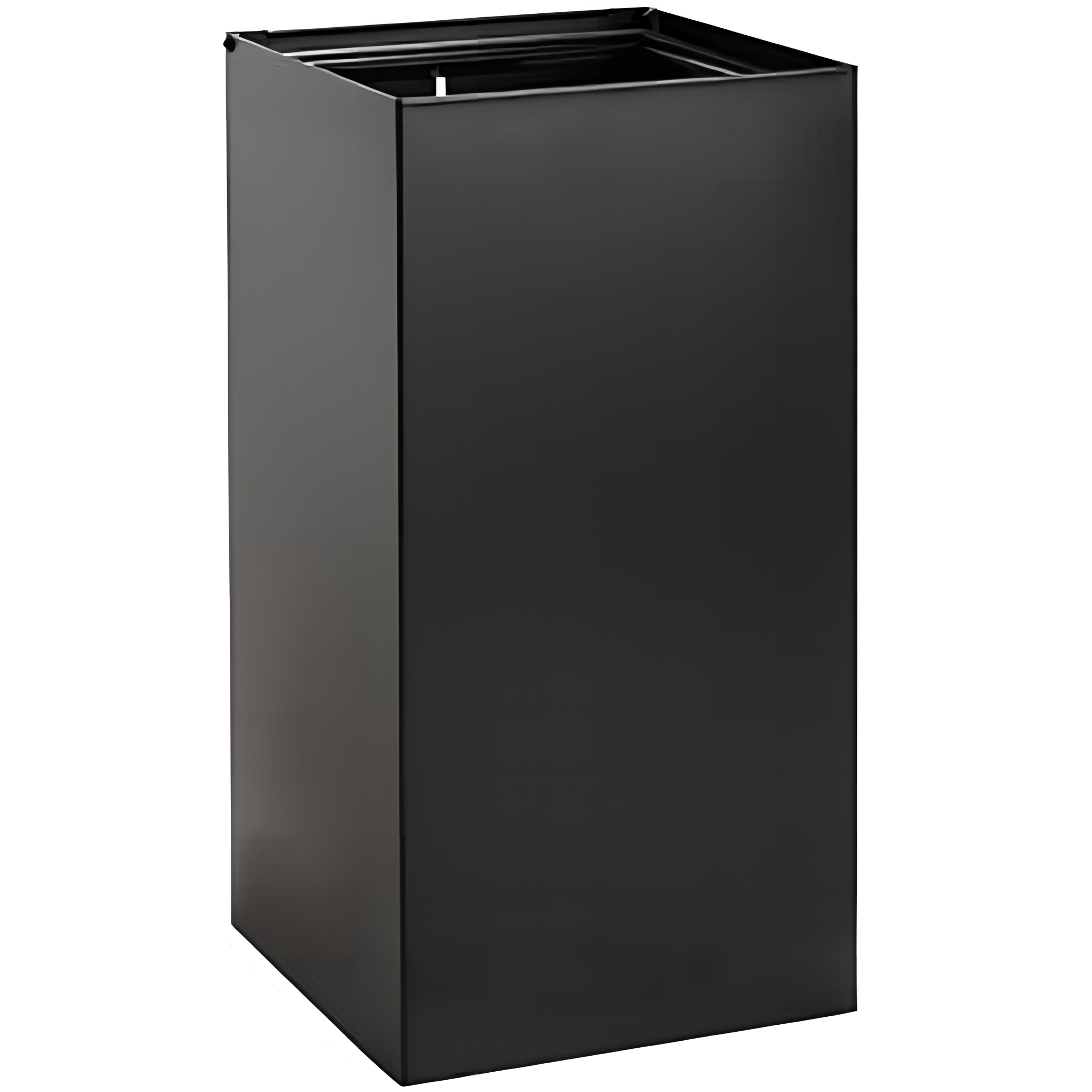 Fali vagy álló szemetes, 250x500x250mm, 72,5l, fekete