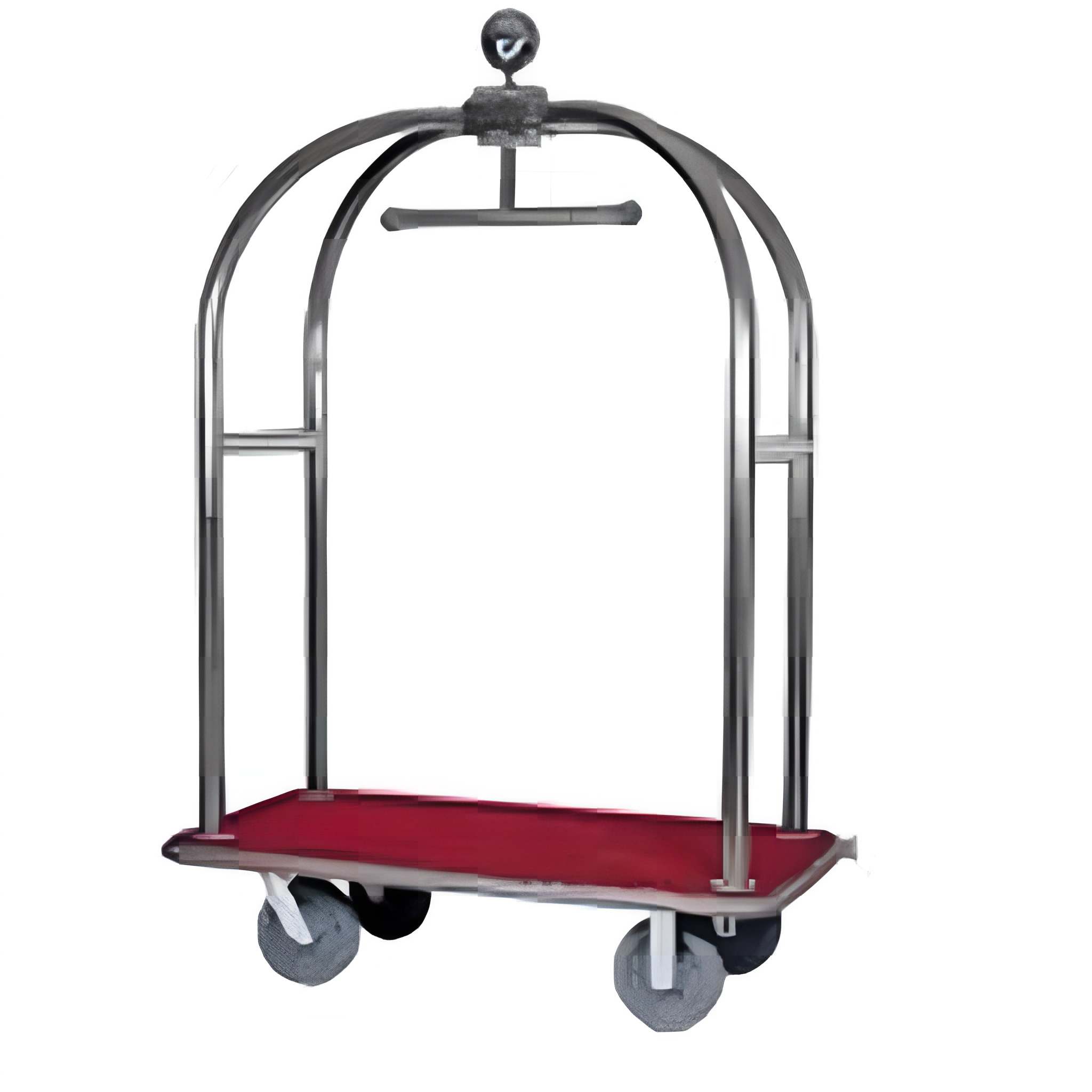 bsz3 Bőröndszállító kocsi kupolás, 124 x 64 x 190 cm