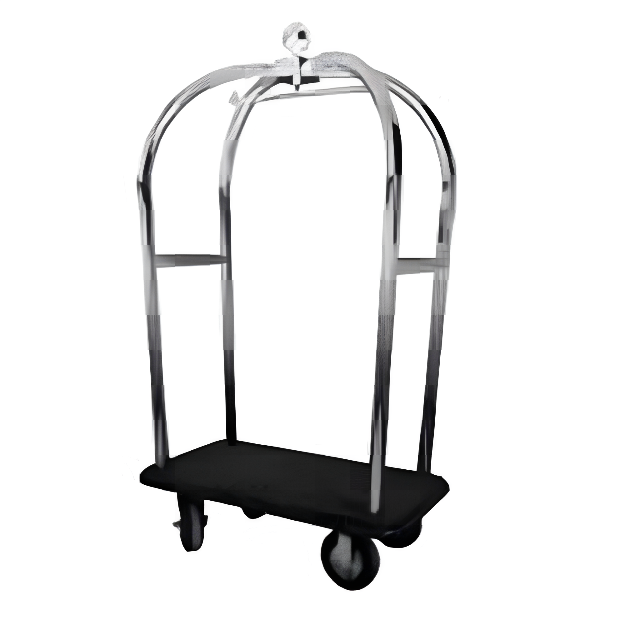 bsz5 Bőröndszállító kocsi kupolás, 110 x 62 x 198 cm