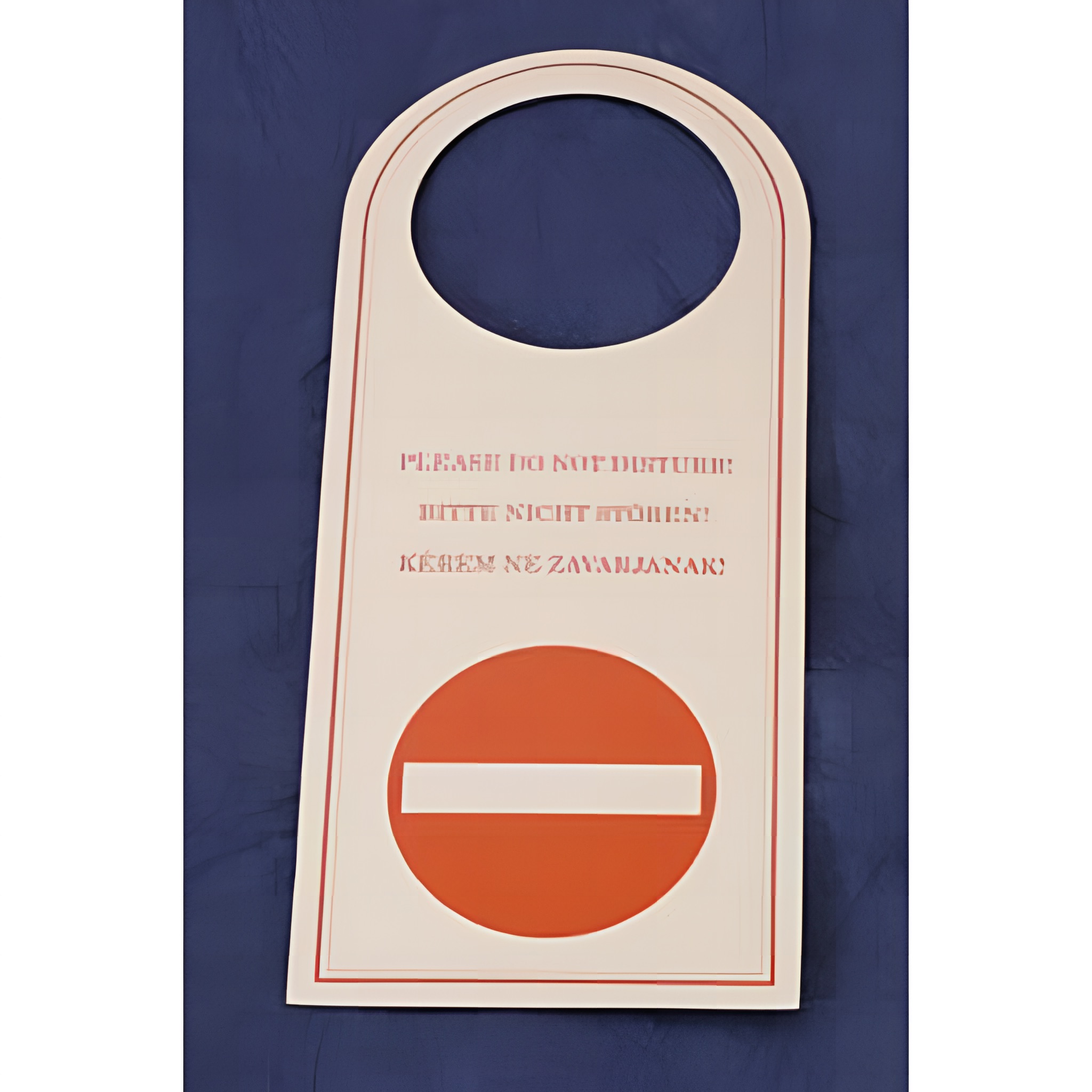 c20_2 Ne zavarj tábla