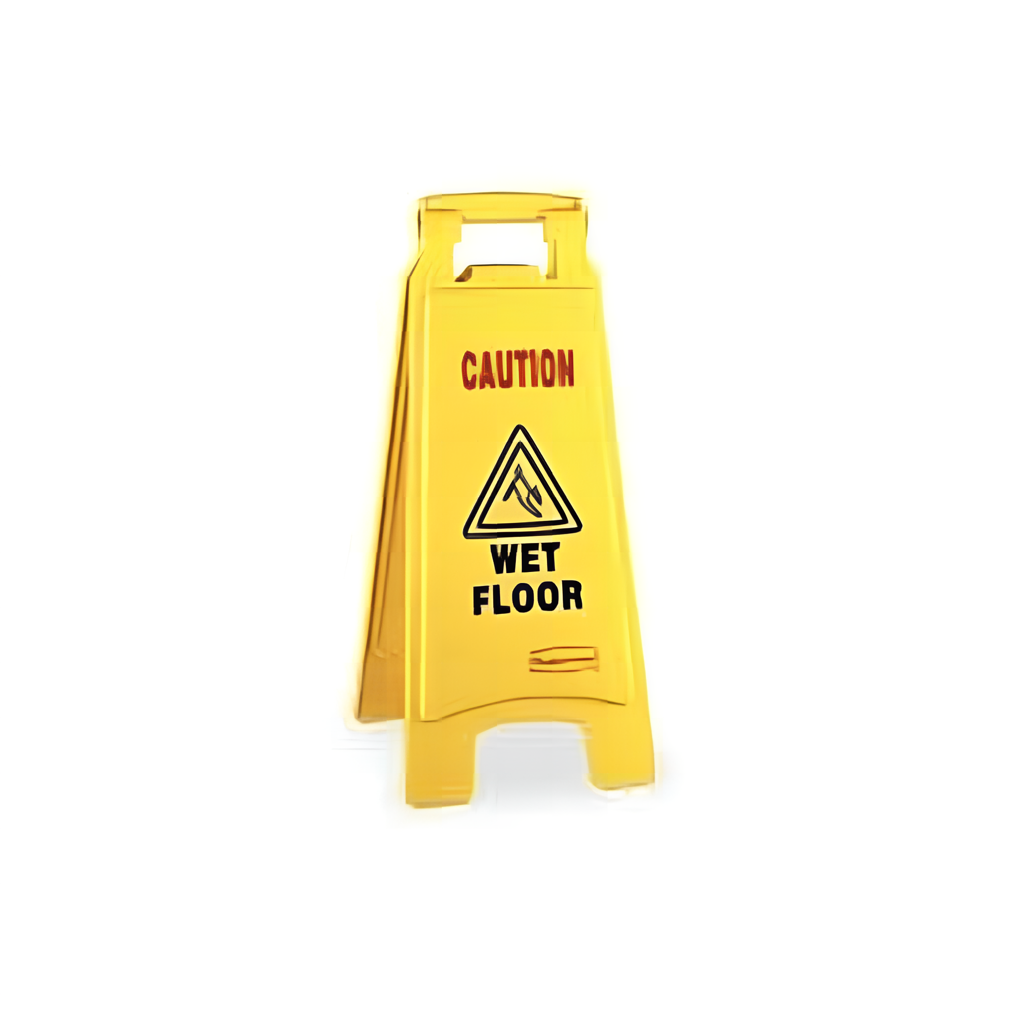 Csúszós padló figyelmeztető tábla kétoldalas