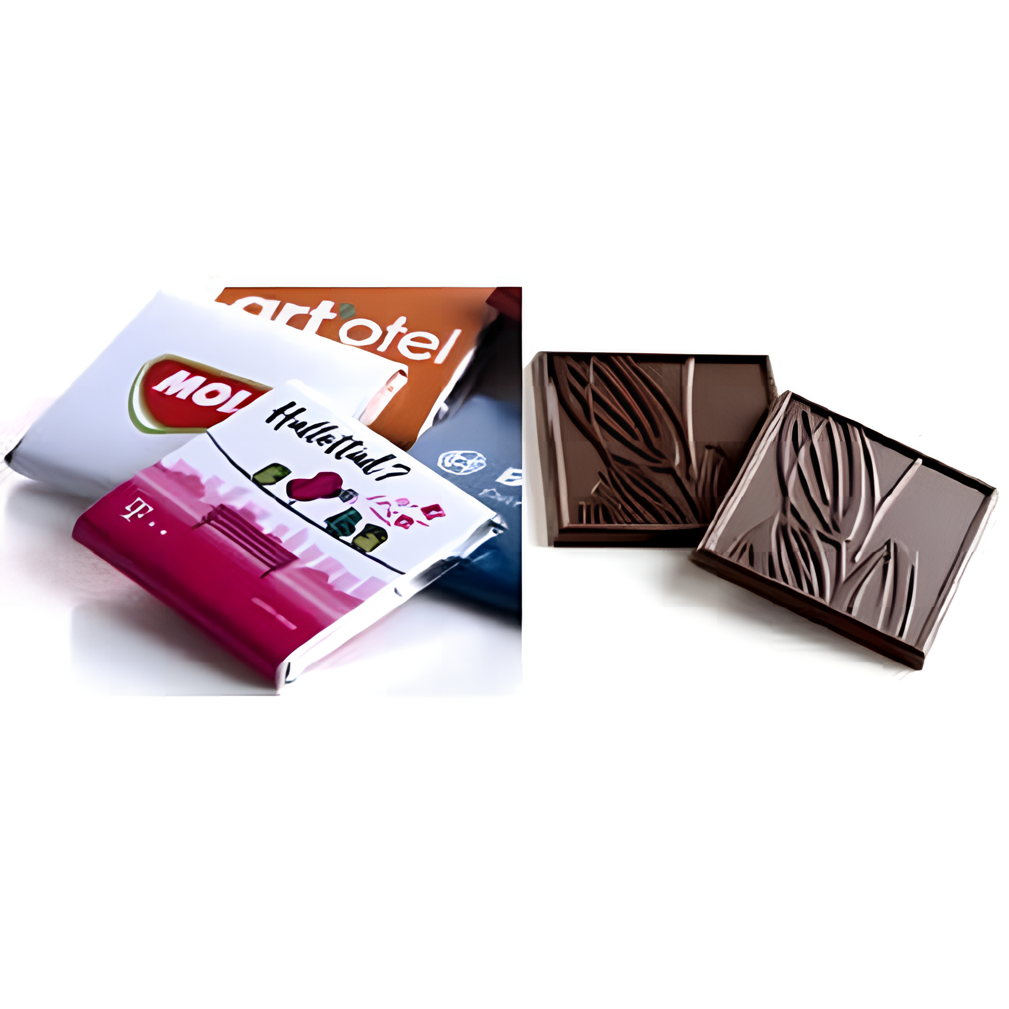 Logózott prémium kockacsoki