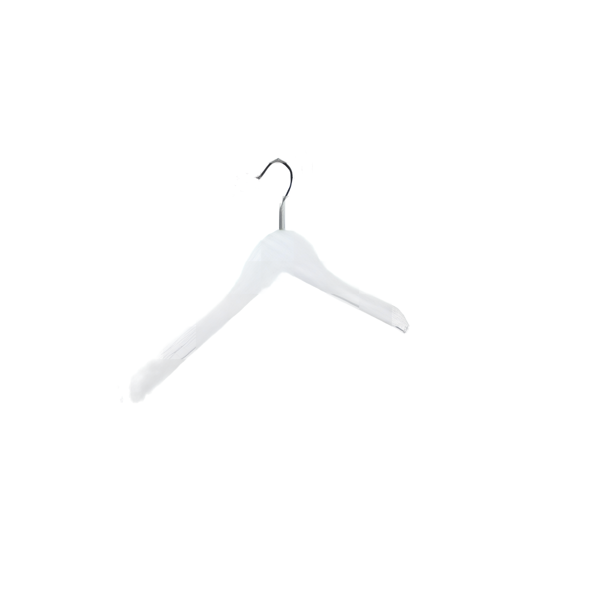 neut. vállfa fa fehér 40 cm