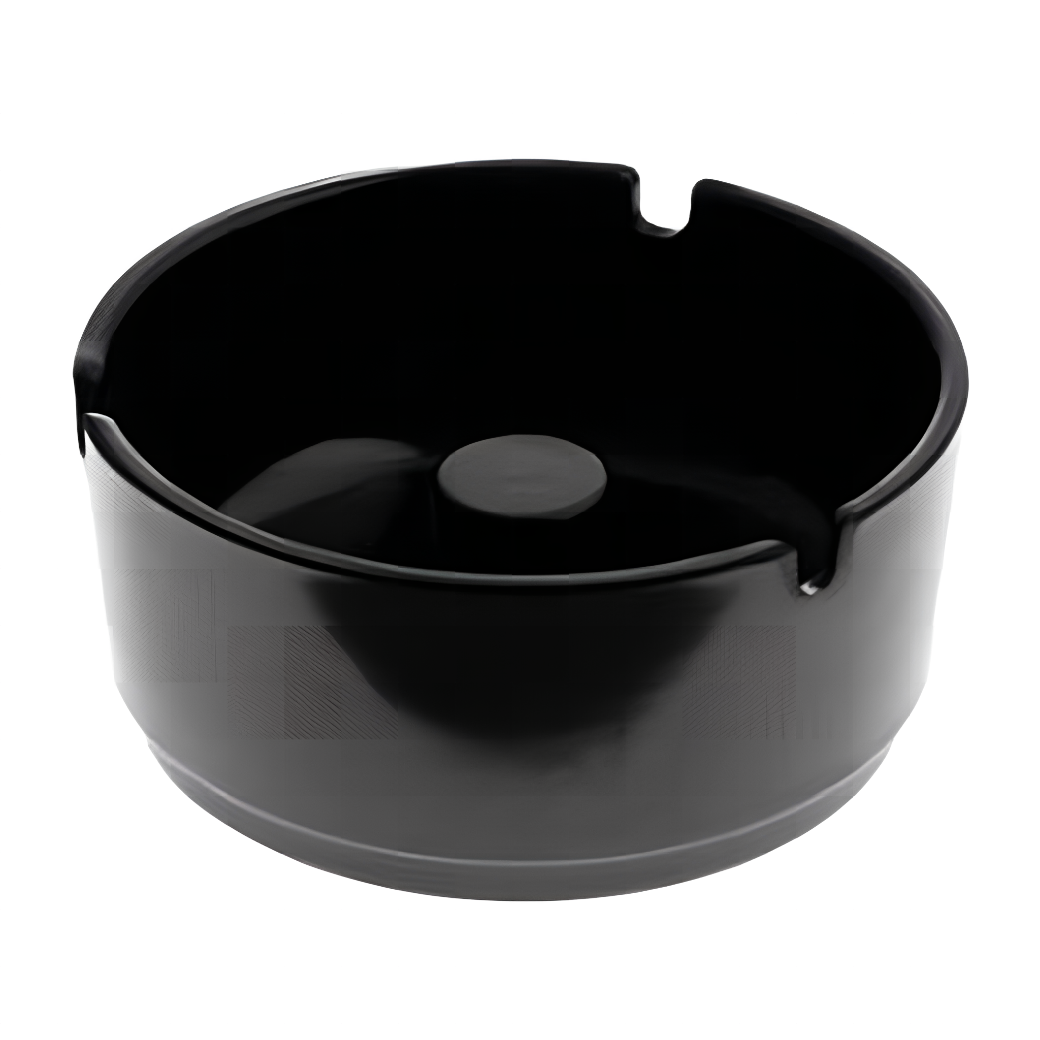 Hamutartó kerek fekete melamin