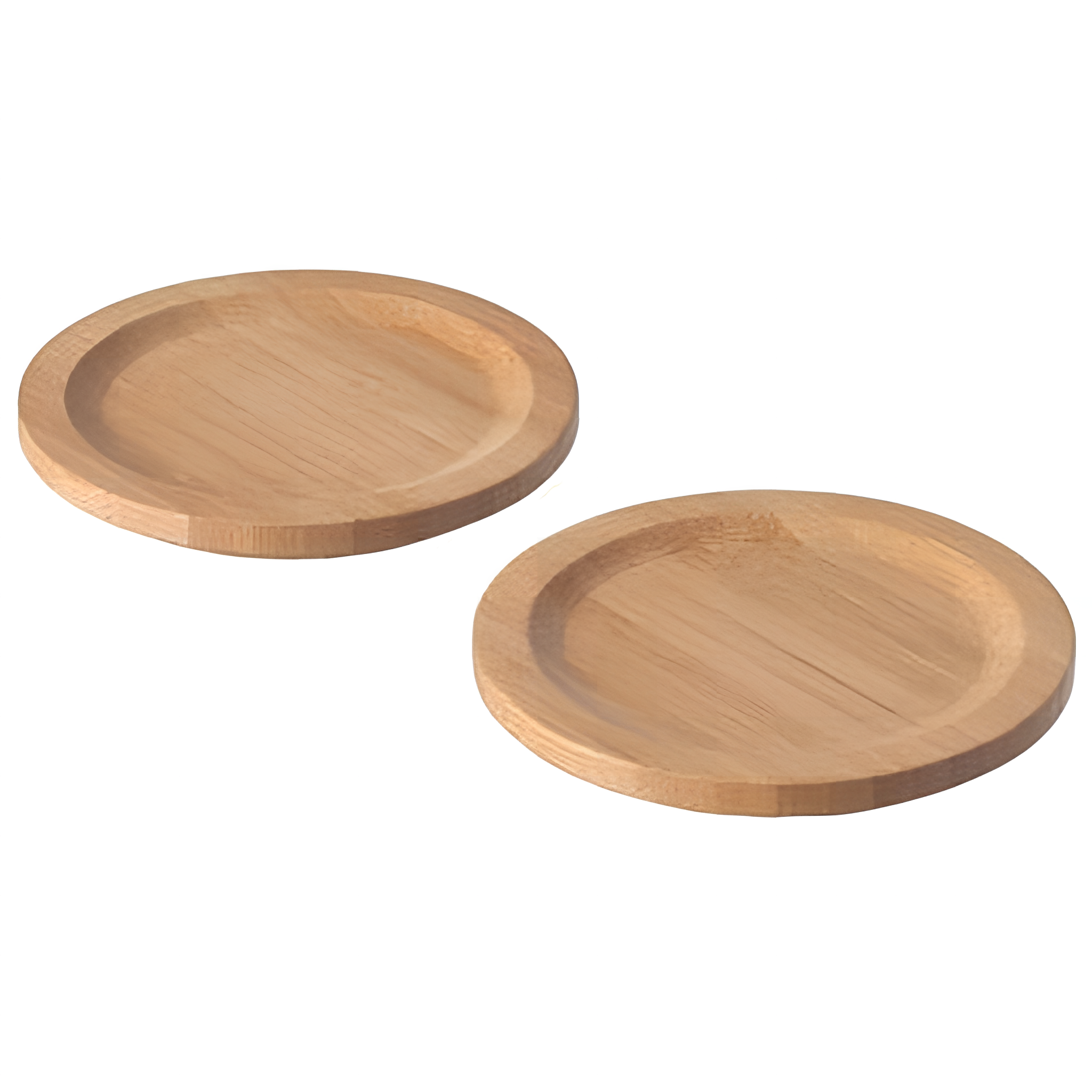 Poháralátét, bambusz, 9 cm 2 db-os