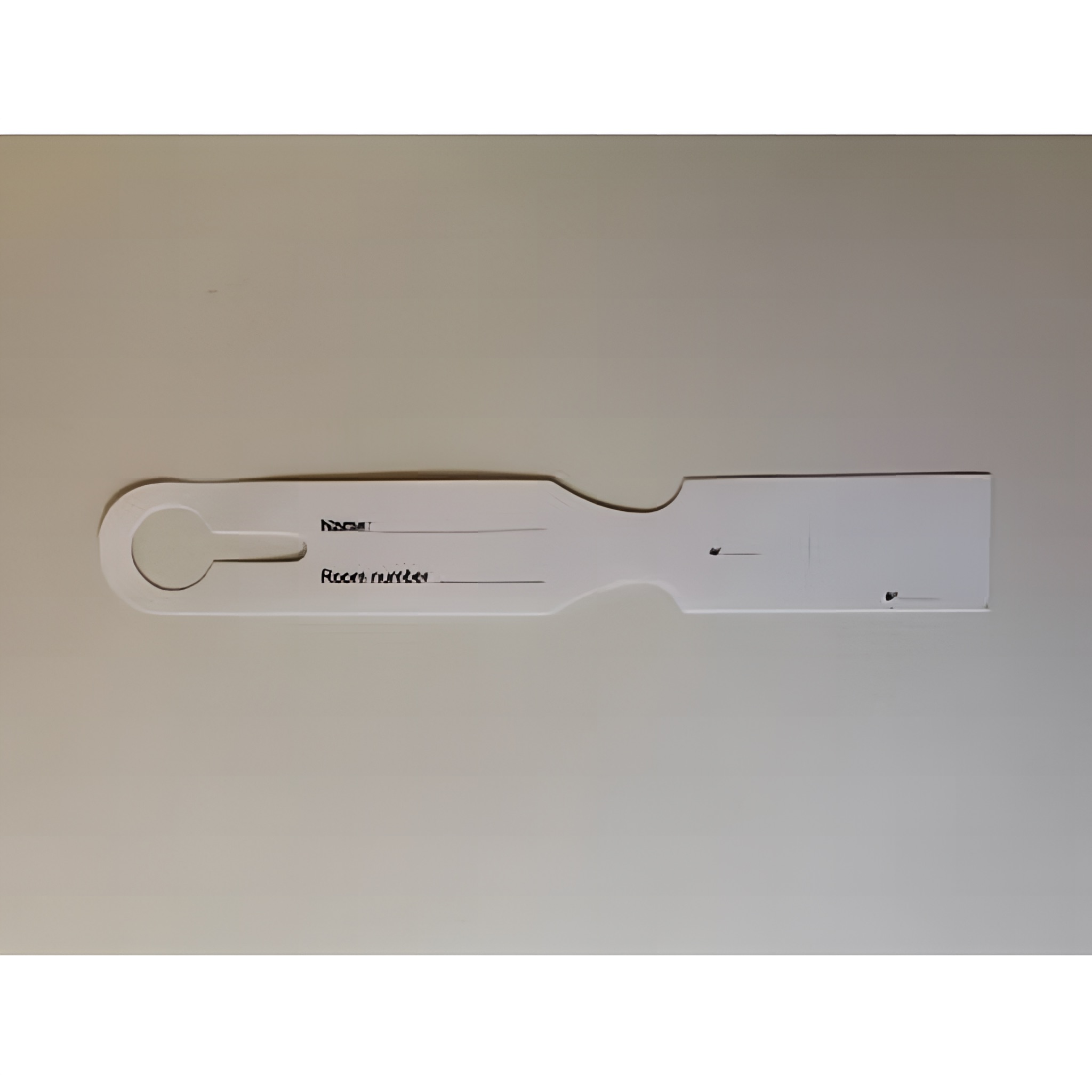 neut. bőröndcímke fehér