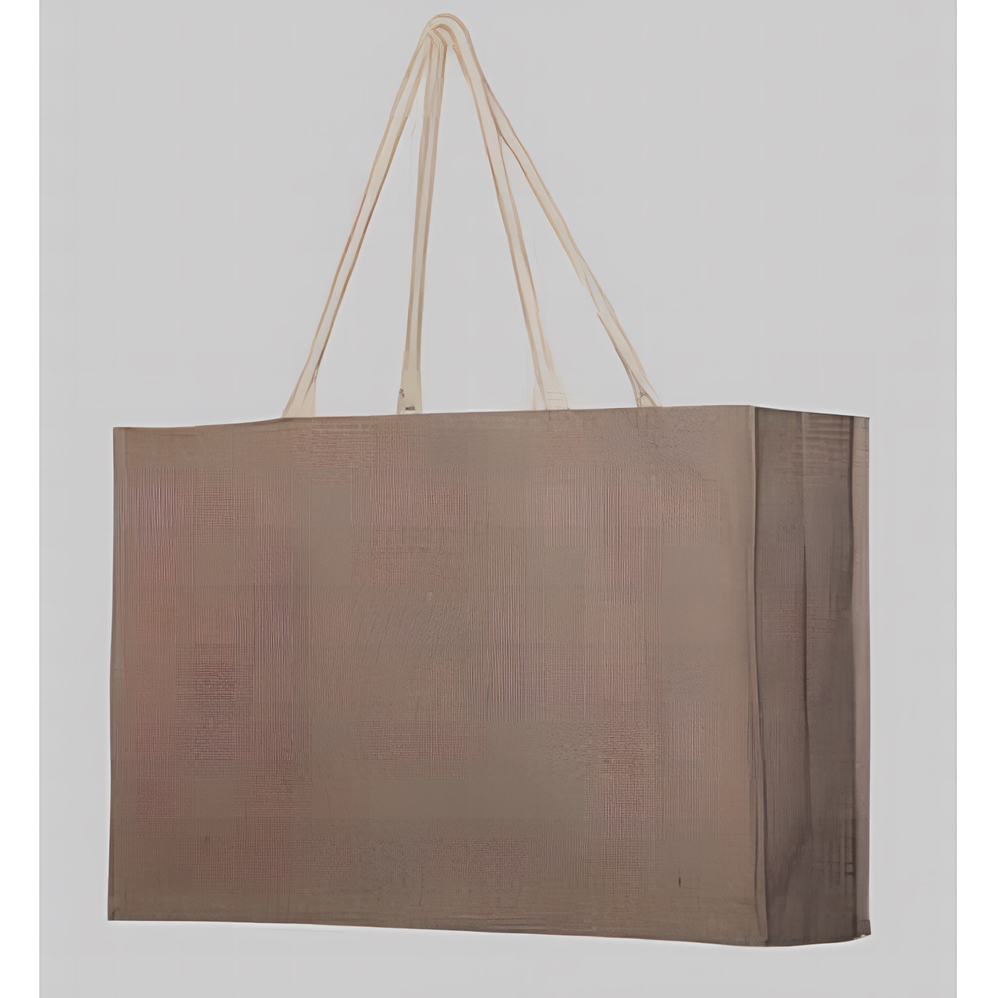 Juta táska, szín: capuccino - 55x36+17cm.
