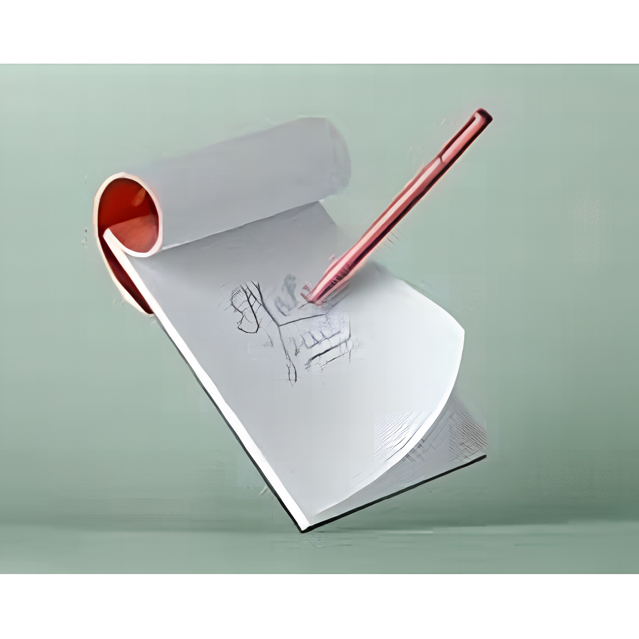 k_pkiv_g_s_30 A/6 jegyzettömb, 10 lapos, kemény karton hátlappal