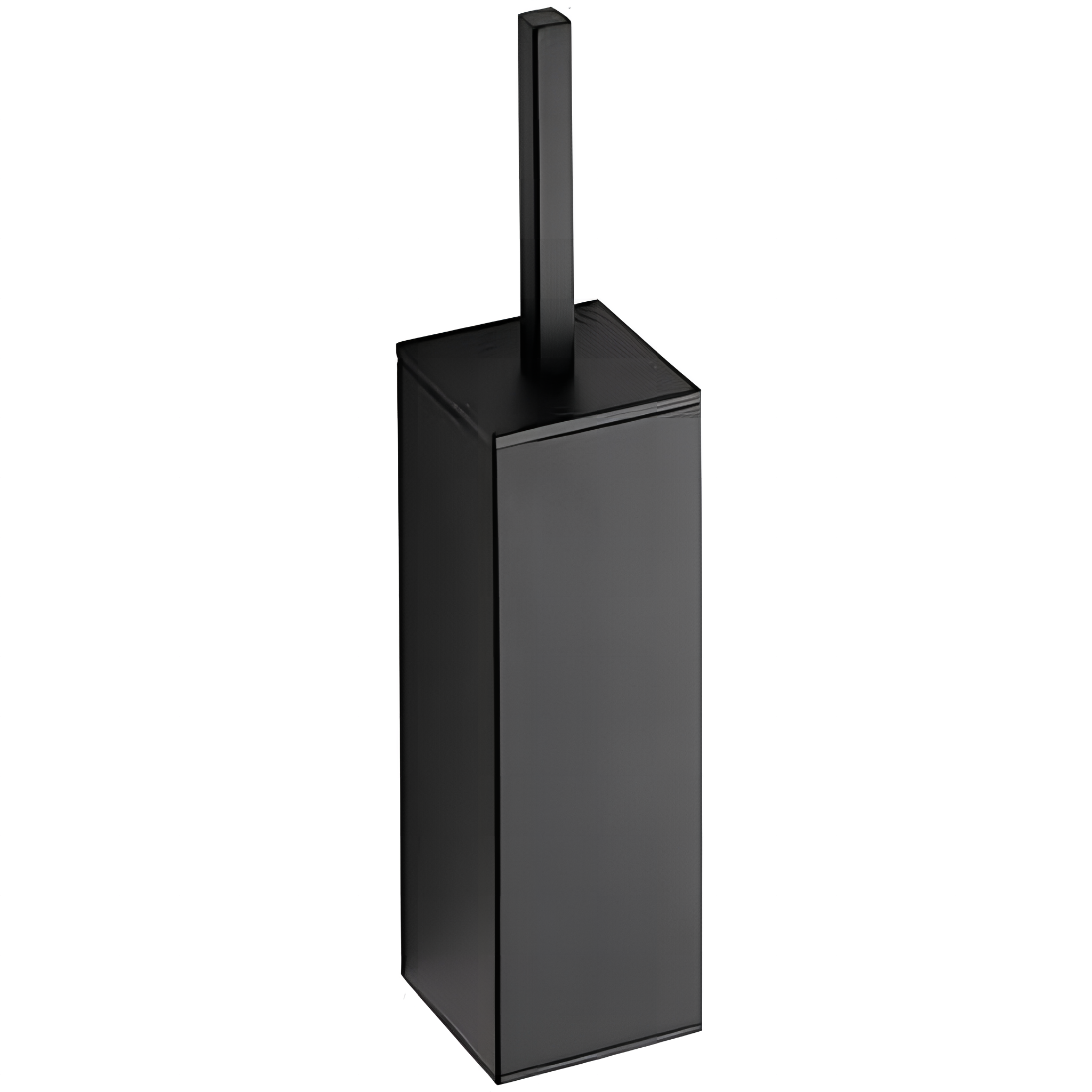 WC kefetartó álló vagy falra szerelhető, 80x400x80mm, fekete