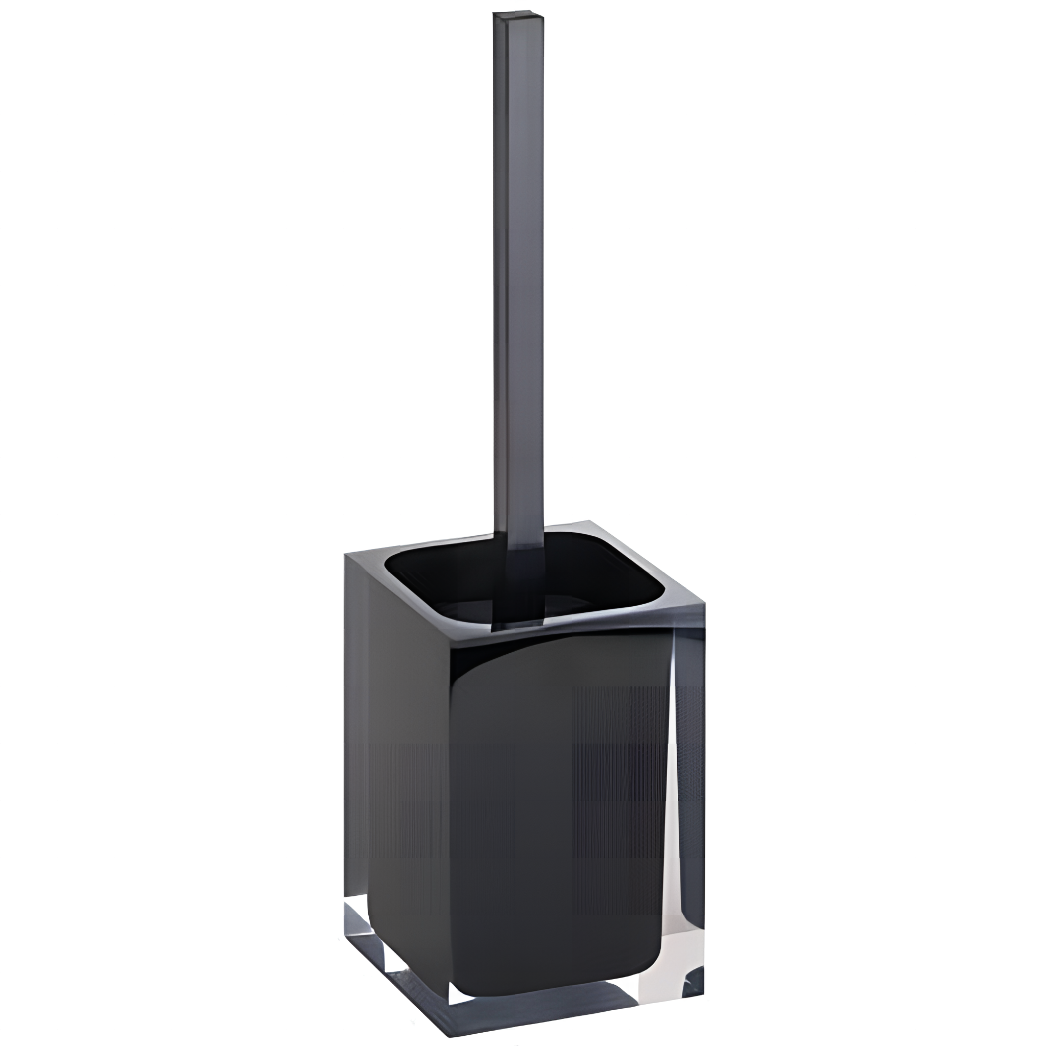 WC-kefetartó, 100x370x100mm, fekete