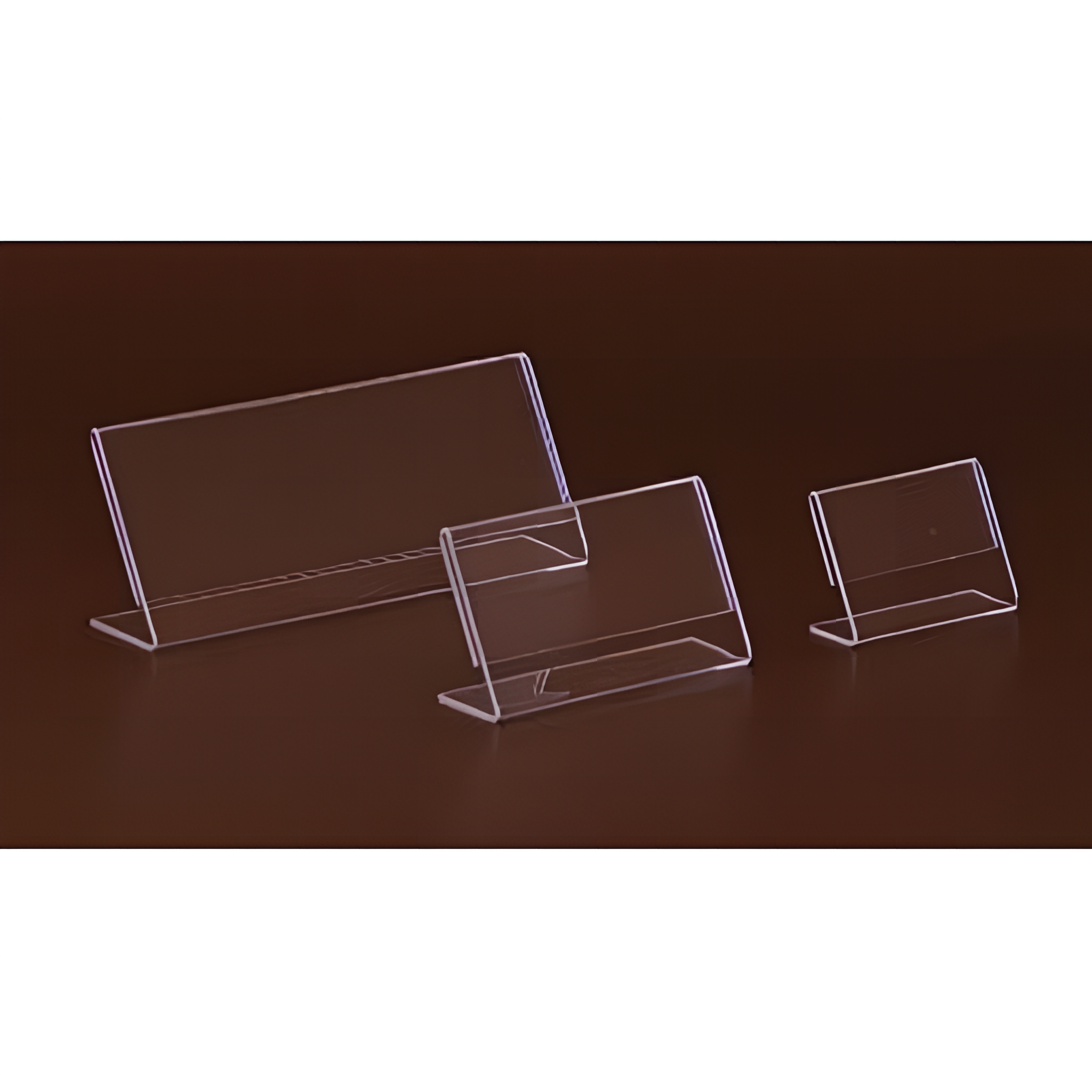 Plexi árcímketartó 50x90 mm