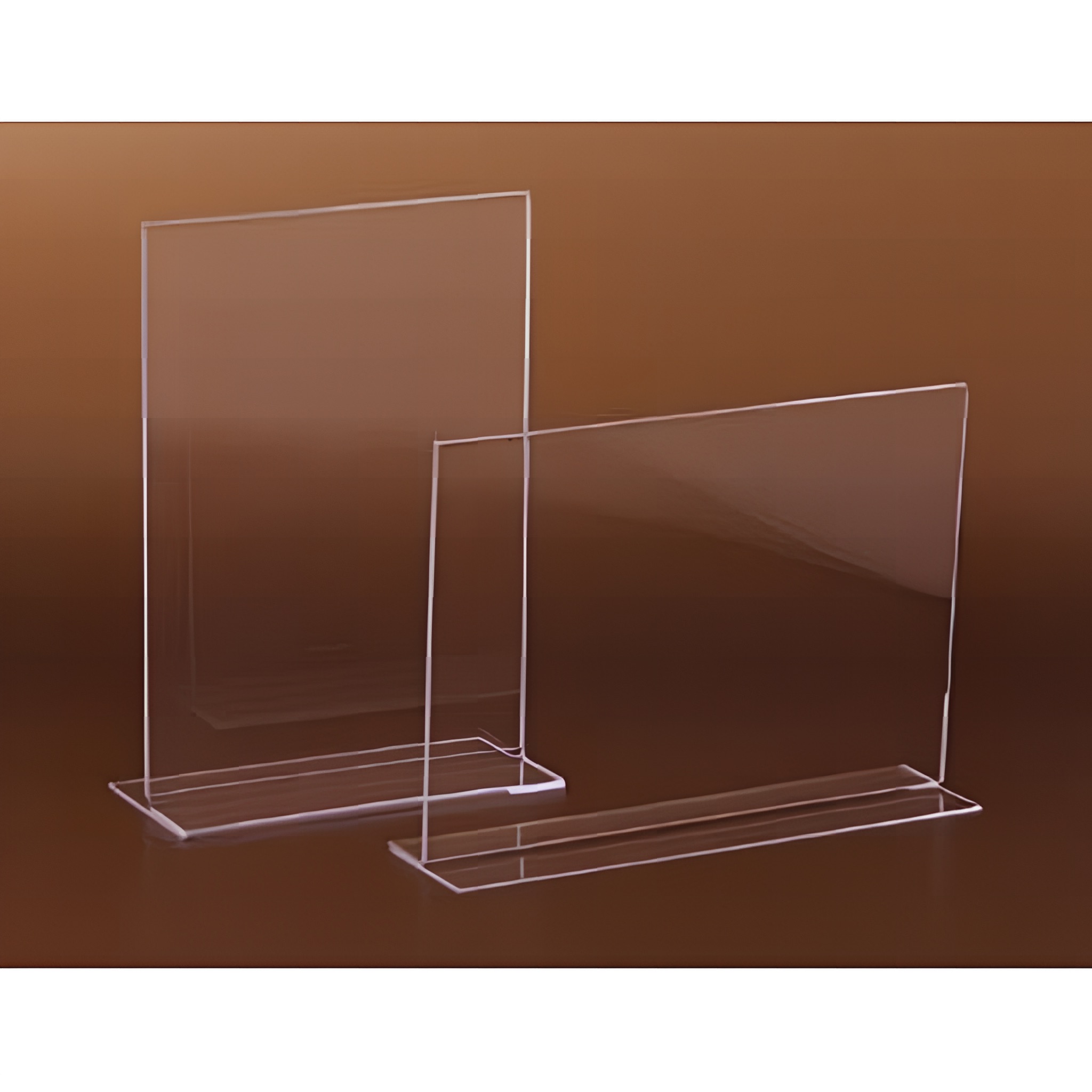 pl4 Plexi kétoldalas álló laptartó A/4