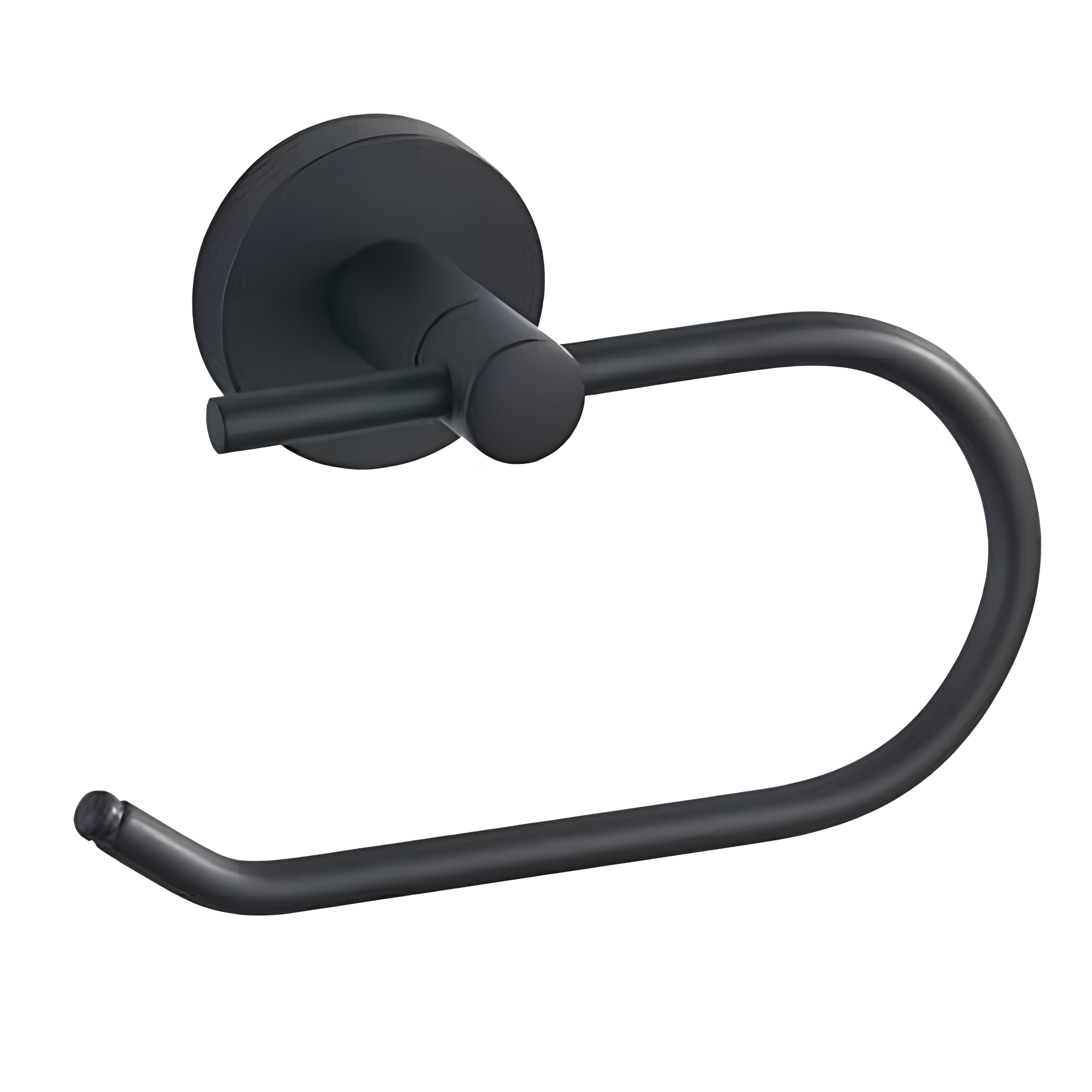 WC-papírtartó, fedél nélkül, 152x105x60 mm fekete