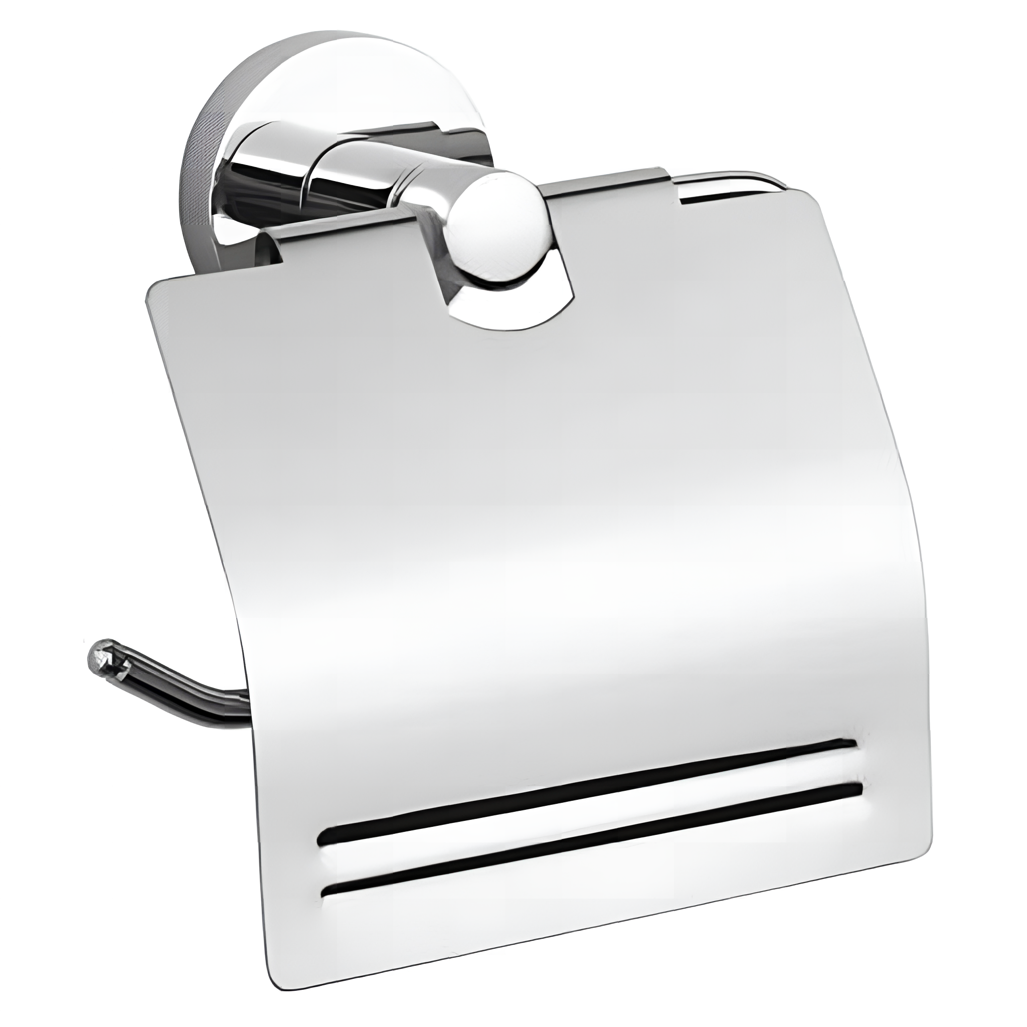 WC-papírtartó, 135x140x50 mm króm
