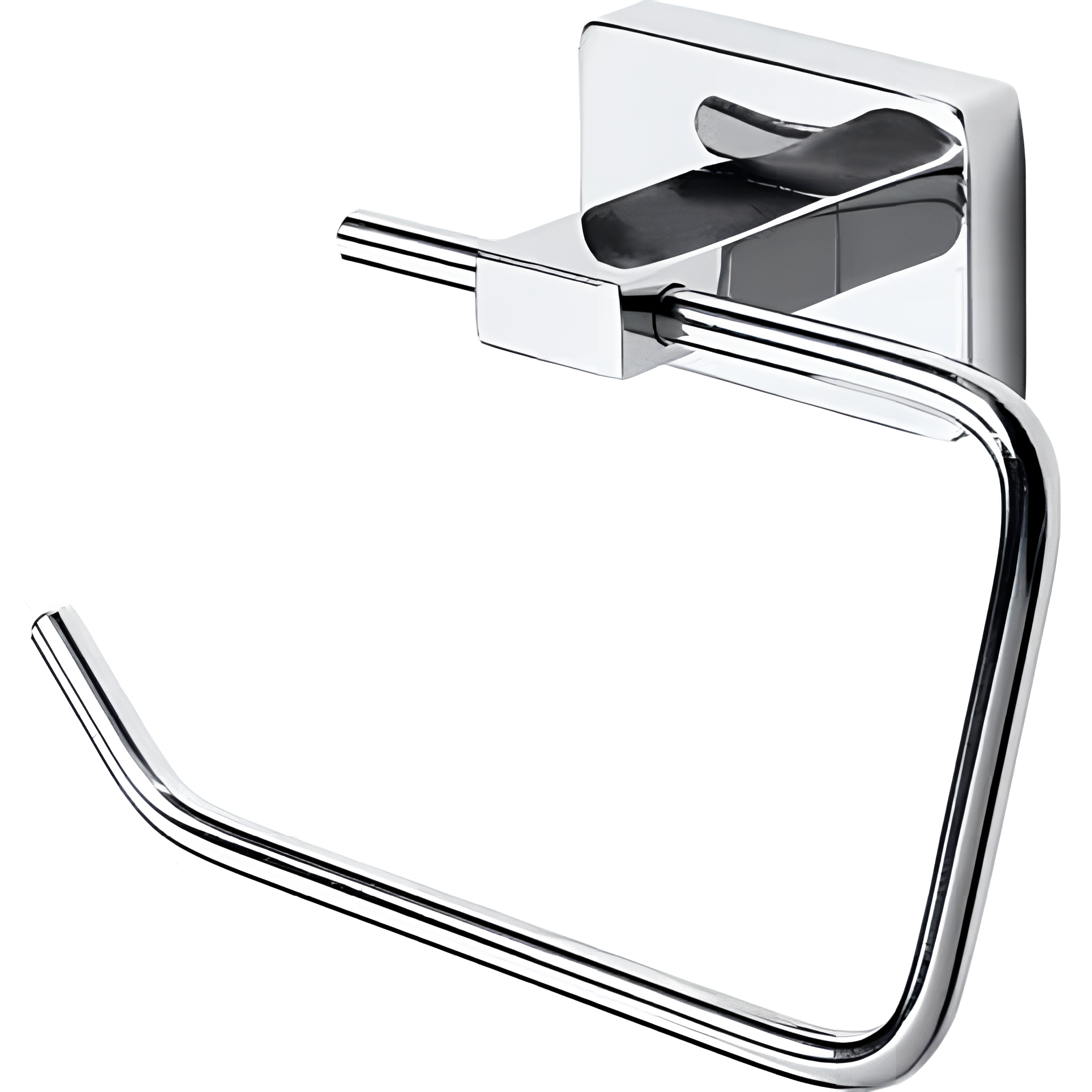 Wc papírtartó, 126x90x40mm, króm