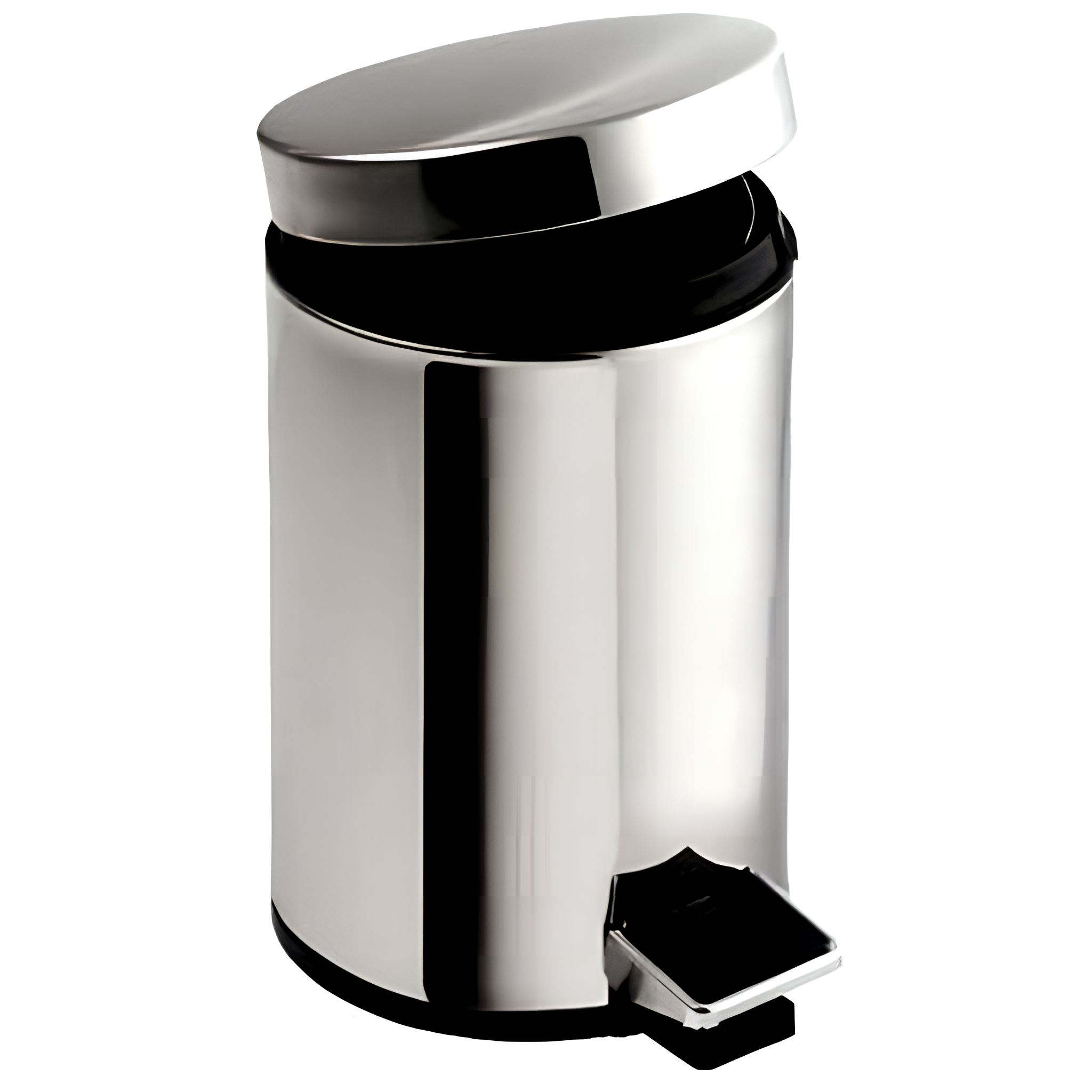 Szemetes 5 literes pedálos 210x280x285mm fényes inox