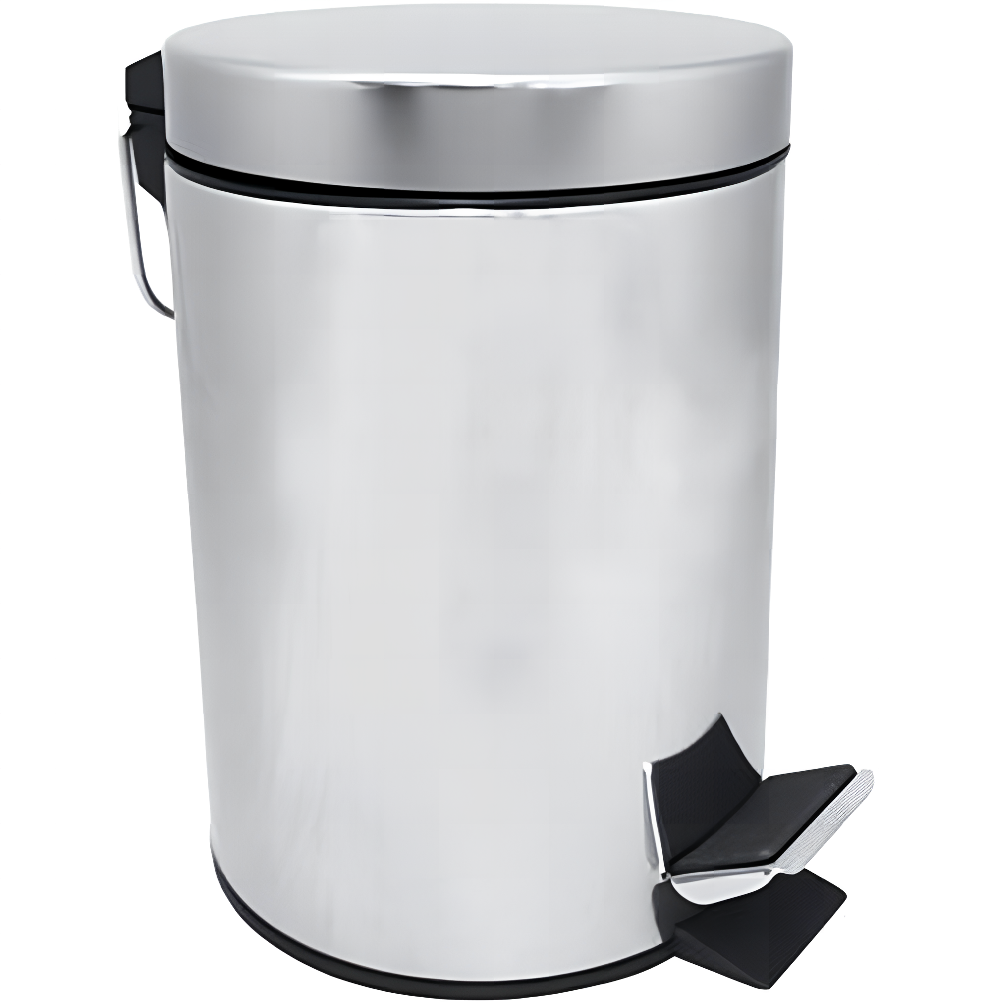 Szemetes 5 literes rozsdamentes acél polírozott 200x280x200mm