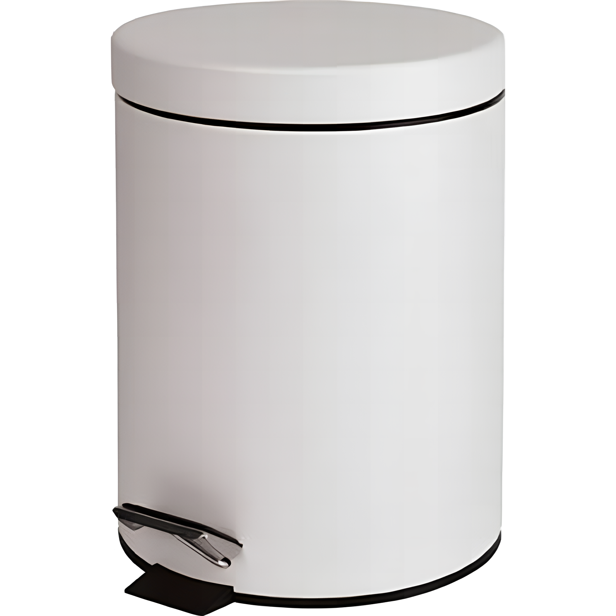 Szemetes 5 literes fehér “Soft Close” 200x280x200mm