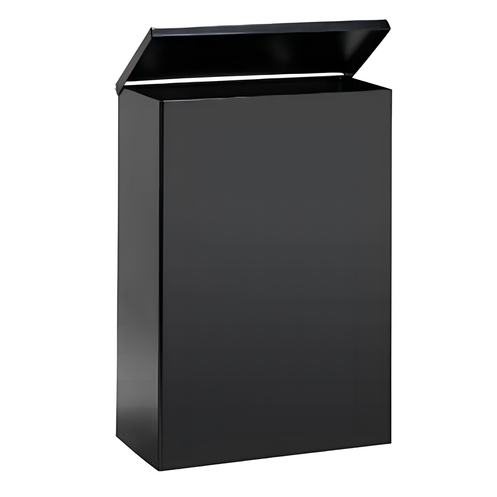 Fali szemetes, 205x300x100mm, 6l, fekete