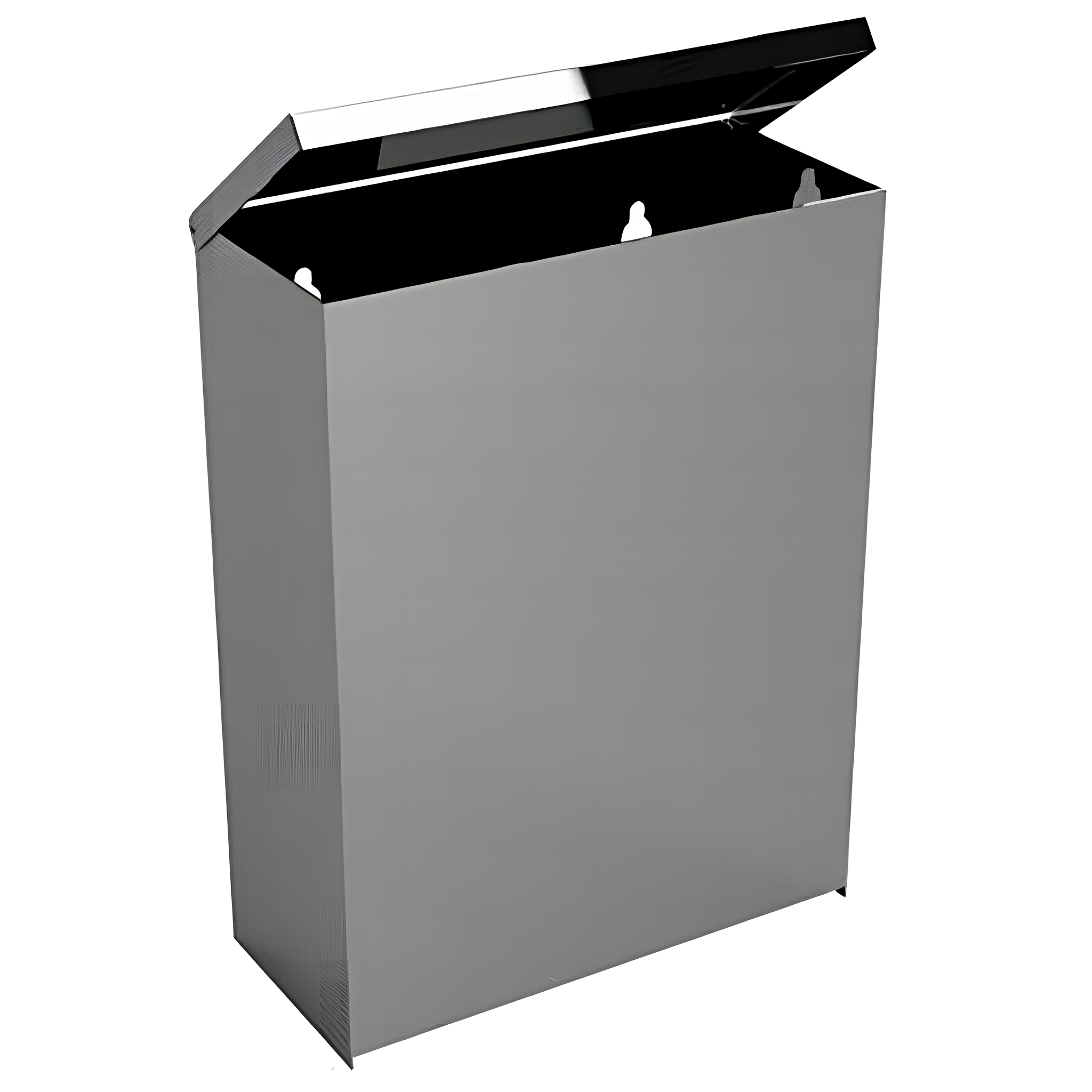 Fali szemetes, 200x285x200mm, 6l, polírozott