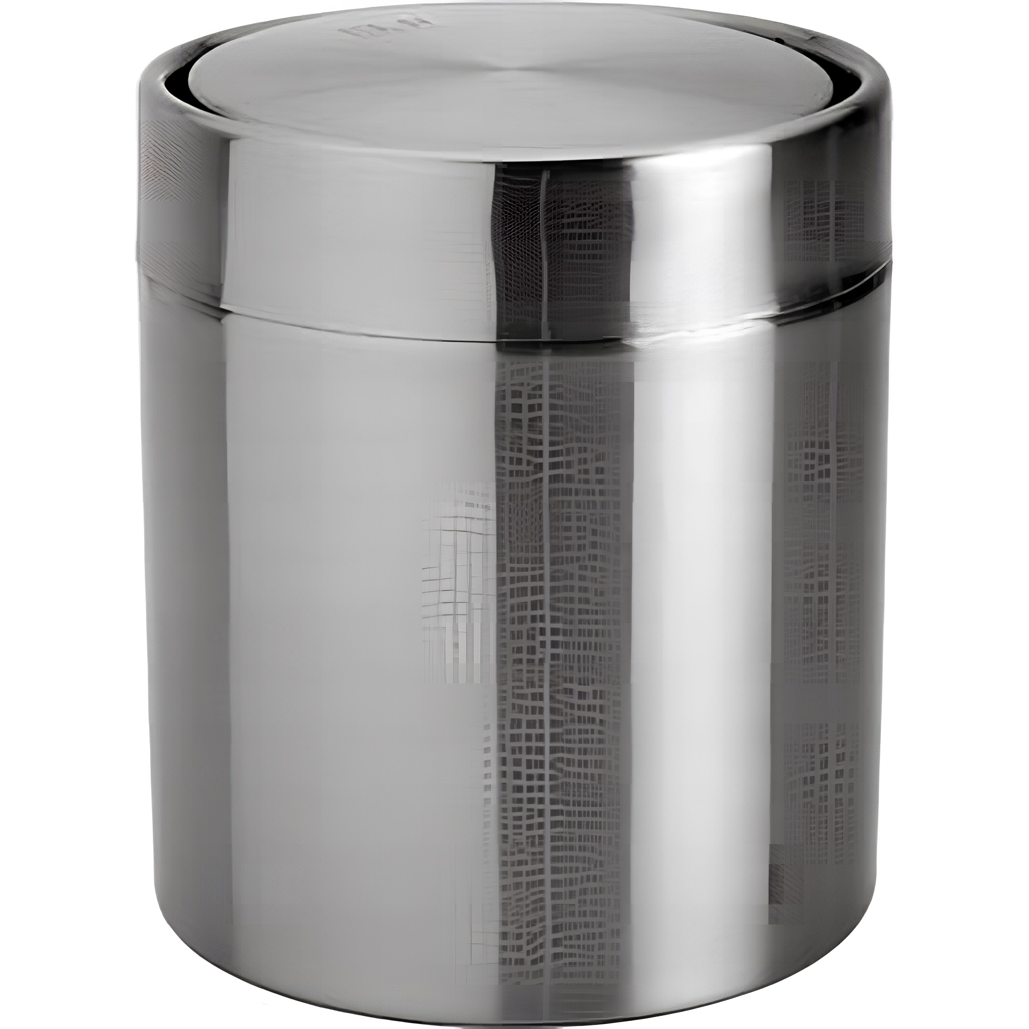 Szemetes, 125x135x125mm, 1,5l, inox