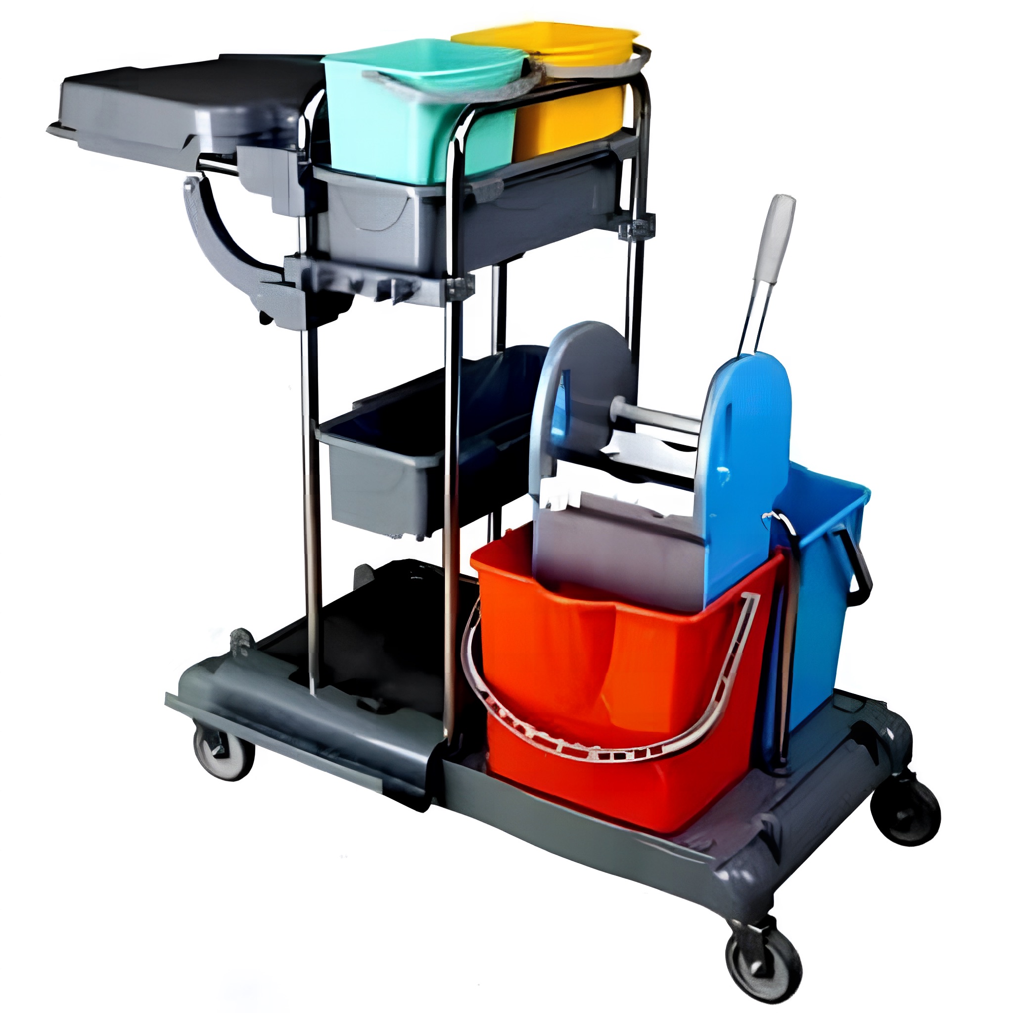 Kombi takarítókocsi 2 db 18 literes és 2 db 5 literes vödörrel