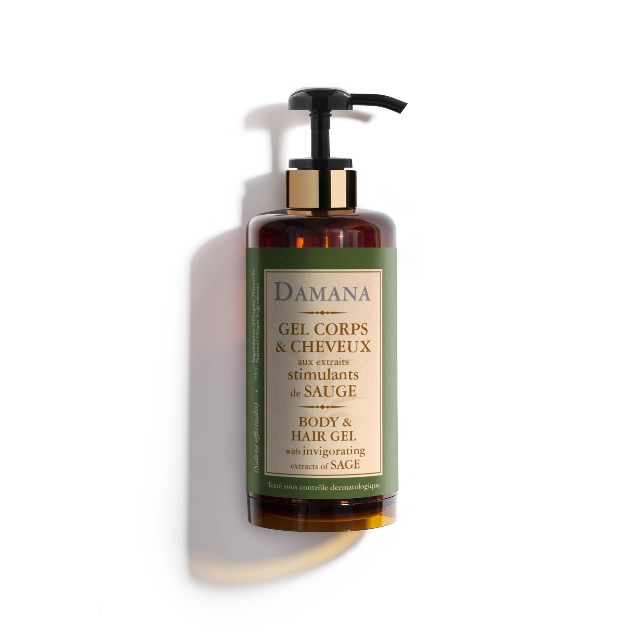 Damana sampon és tusfürdő 400 ml Ecofill adagoló