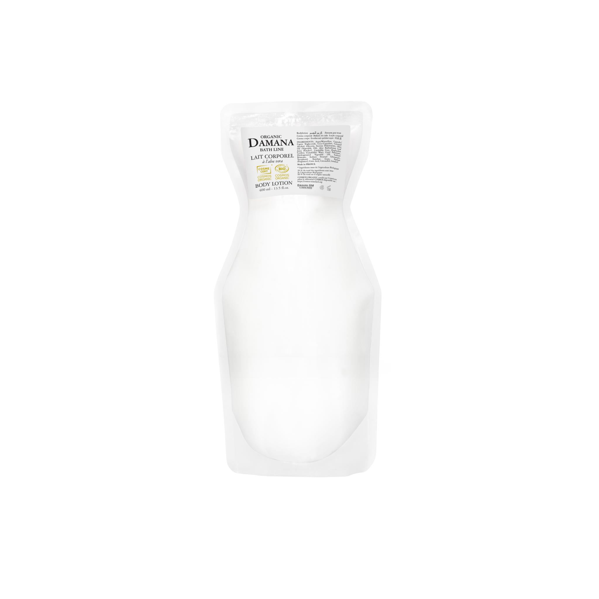 Damana Organic testápoló 400 ml Ecofill utántöltő