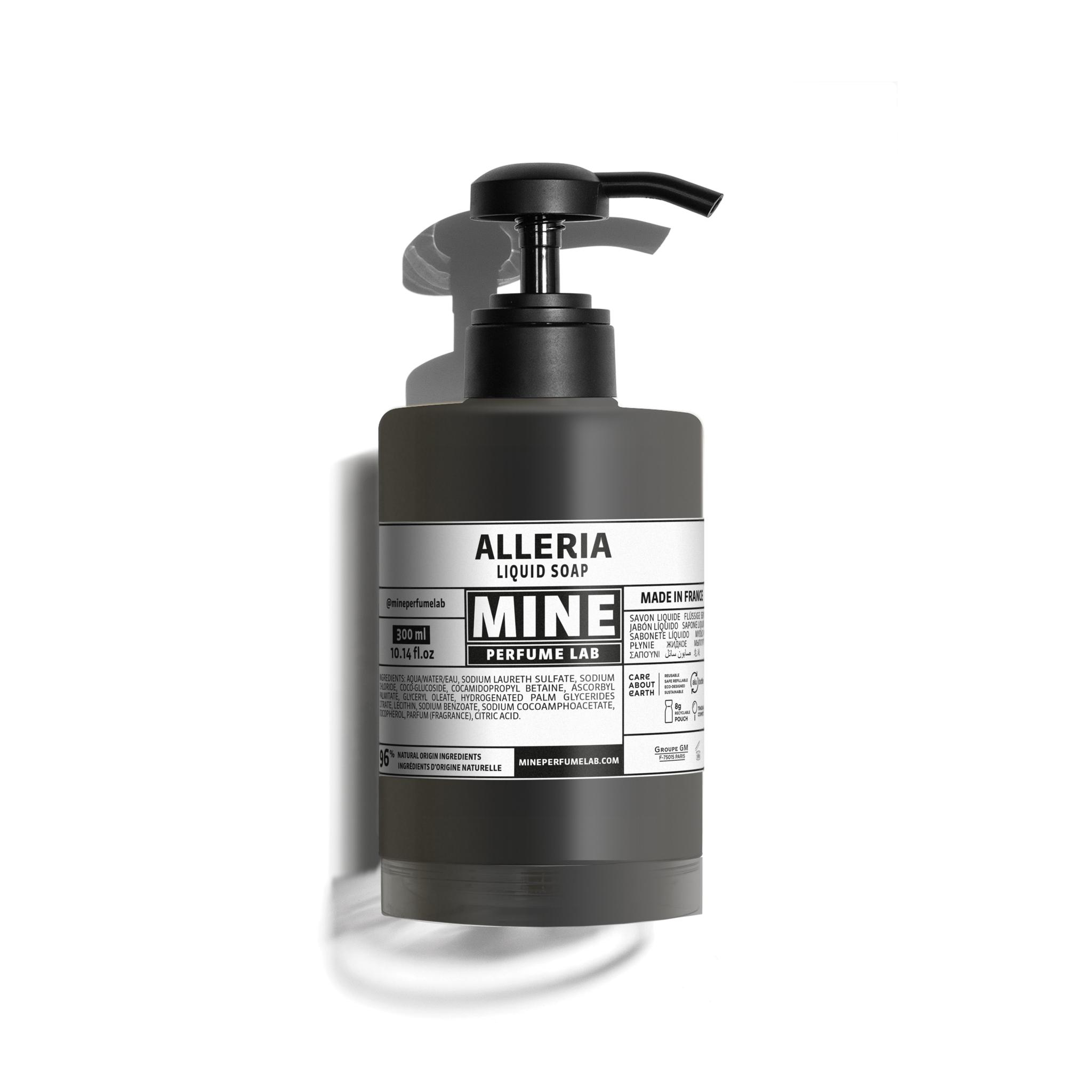 MINE folyékony szappan 300 ml Ecofill aluminium adagoló