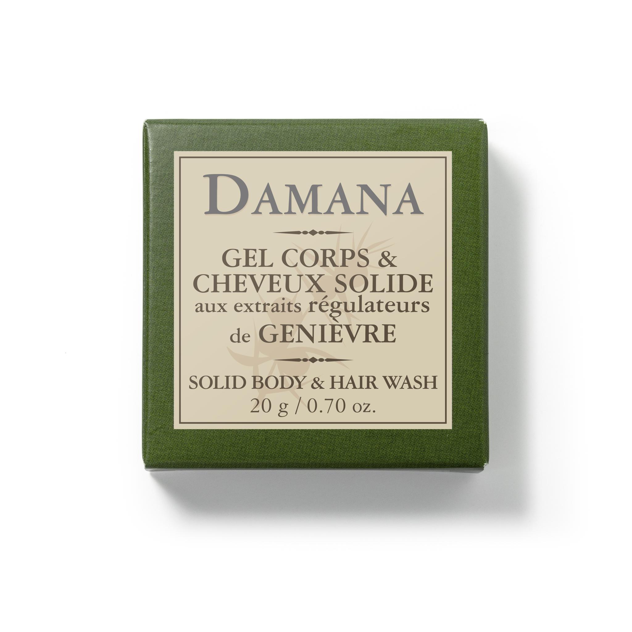 Damana Earth & Sun Solid sampon és tusfürdő - 20g