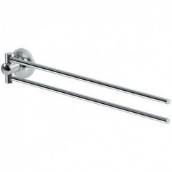 Spirella Double wall-mounted towel rack Steel COUNTRYSIDE Chrome Spirella