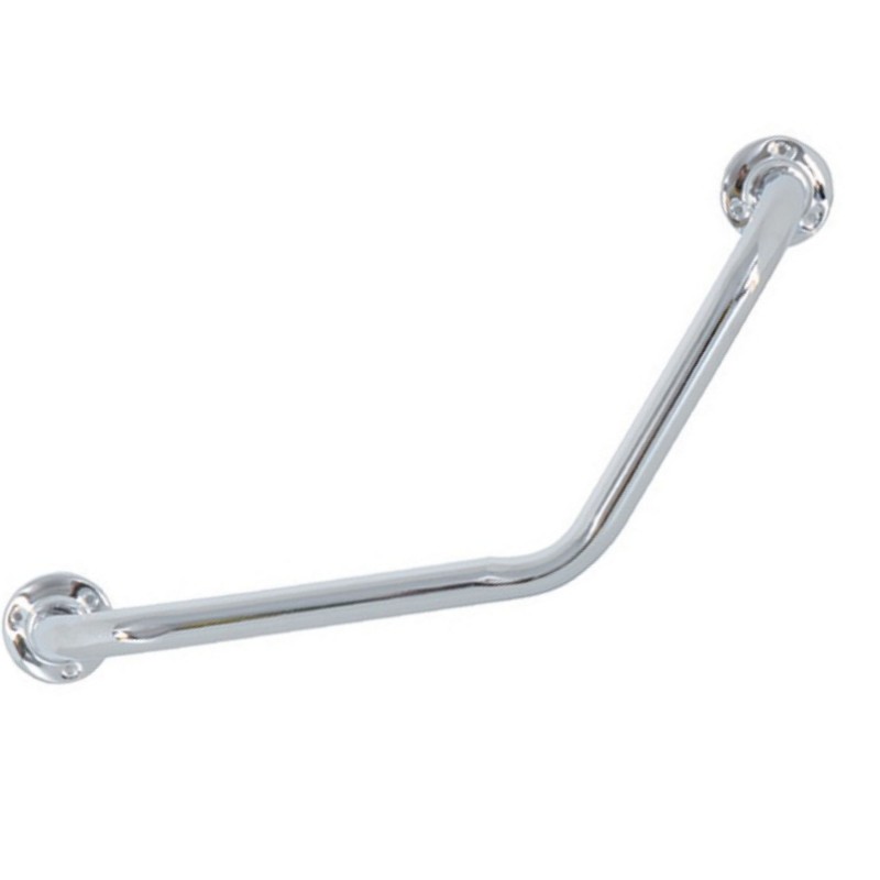 MSV Straightening or support bar Steel angled 54x13.5x10cm Chrome MSV