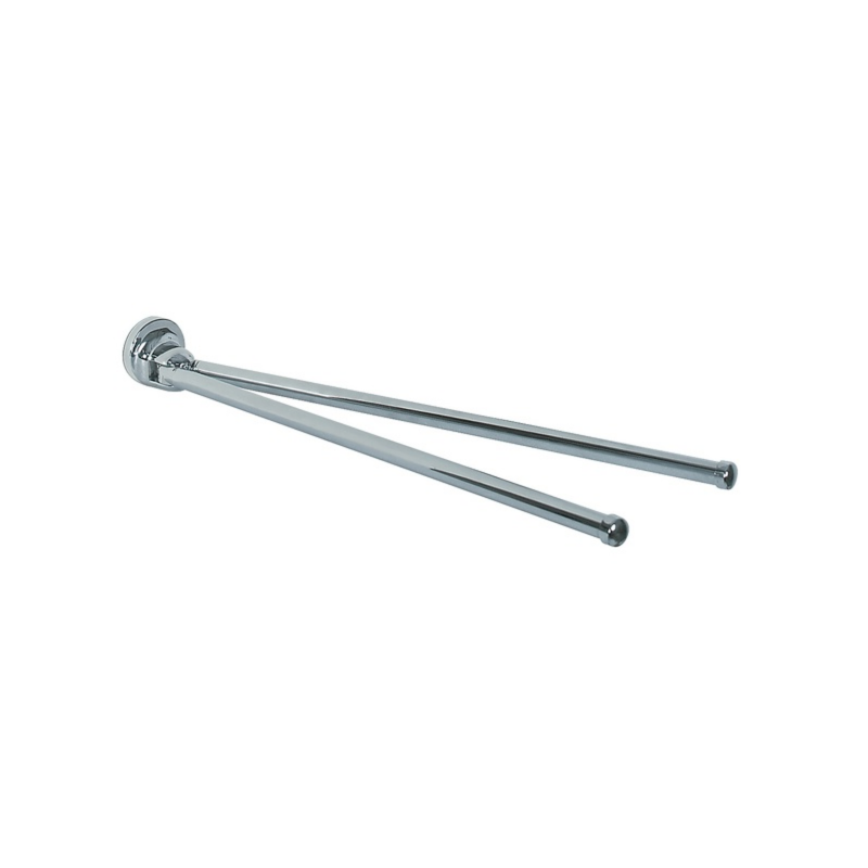Spirella Double wall-mounted towel rack Steel LAGUNE Chrome Spirella